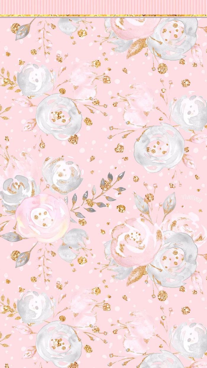 Choose a Floral Background to Decorate Your Screen With