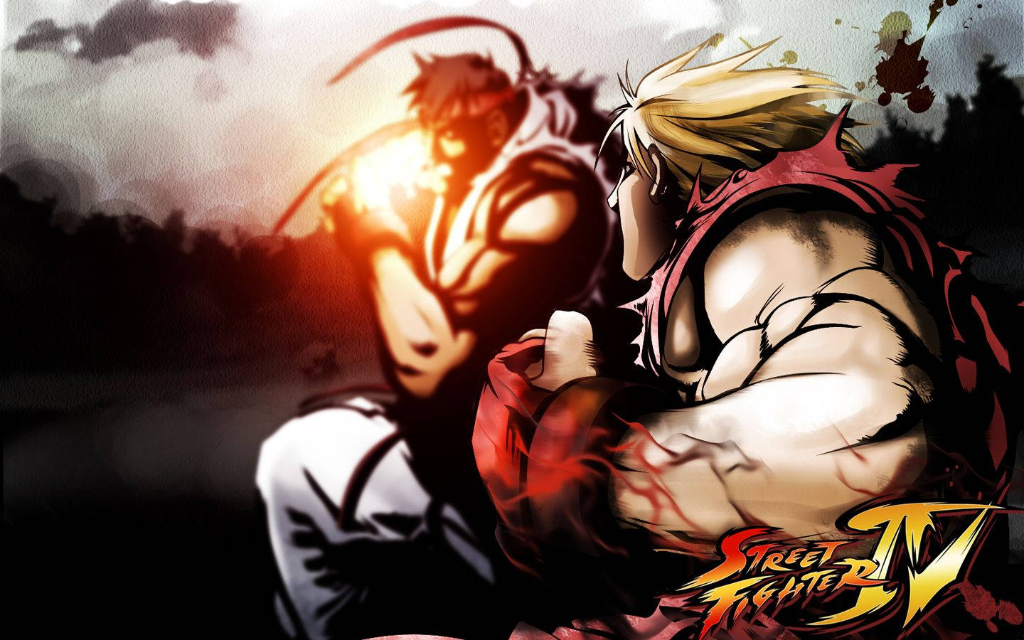 Download Street Fighter Ryu And Ken Smash Wallpaper