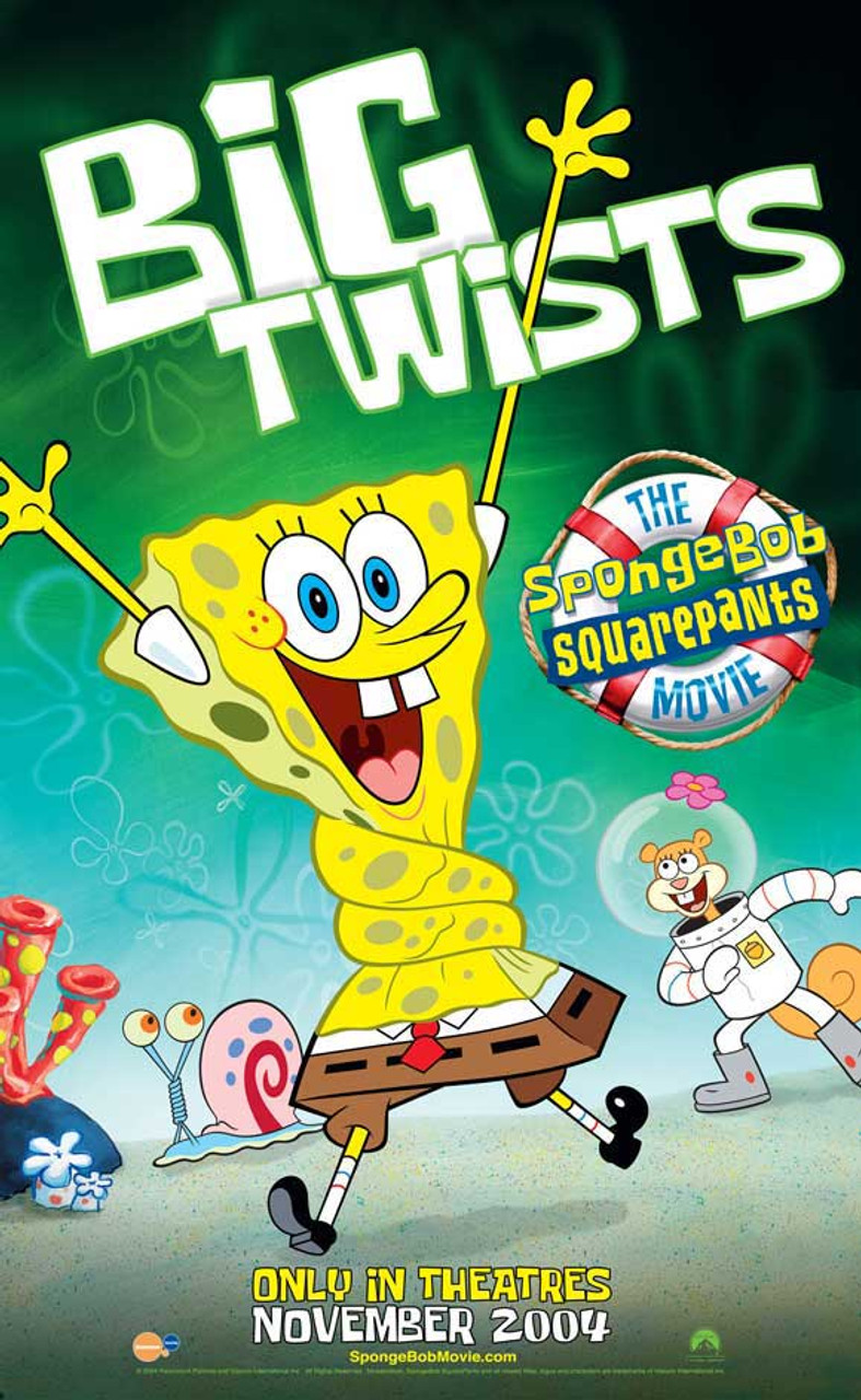 SpongeBob SquarePants Movie Poster Print (27 x 40) # MOVCJ2602
