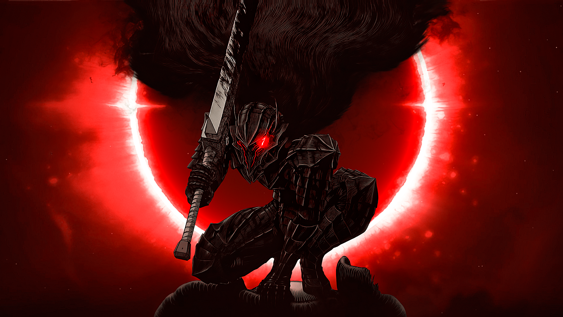 Wallpaper, Guts, Berserk, berserk armor, berserker 1920x1080