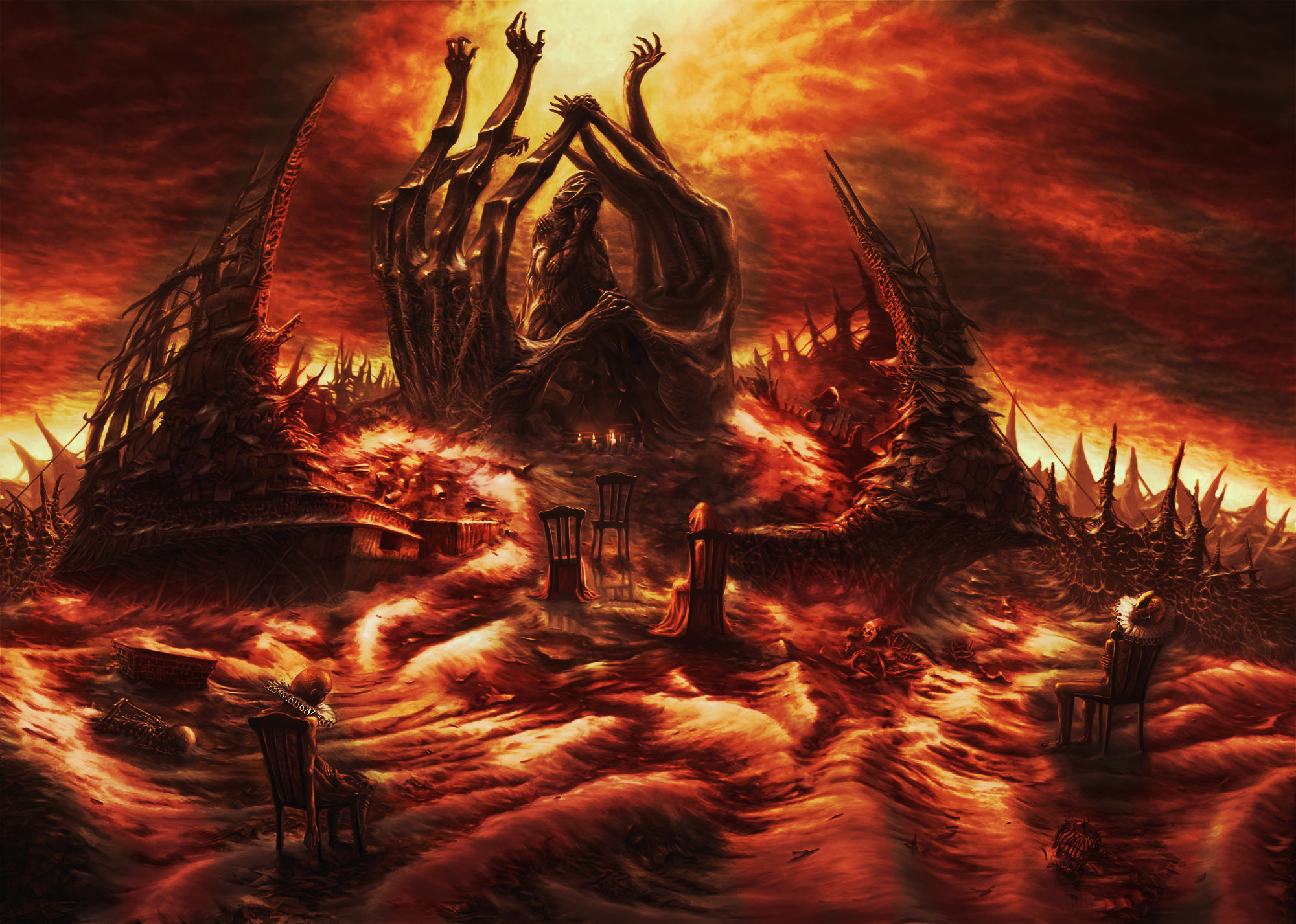 Free download Art hell the monument razverzshiesya heaven people barren land [2000x1427] for your Desktop, Mobile & Tablet. Explore Heaven and Hell HD Wallpaper. Hell Wallpaper, Hell Wallpaper, Hell Girl Wallpaper