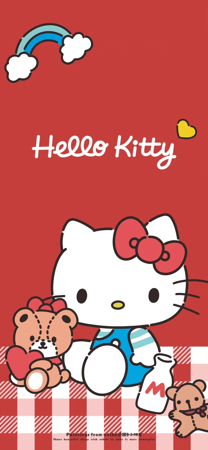 Hello Kitty обои на телефон. Обои на телефон с Хеллоу Китти.