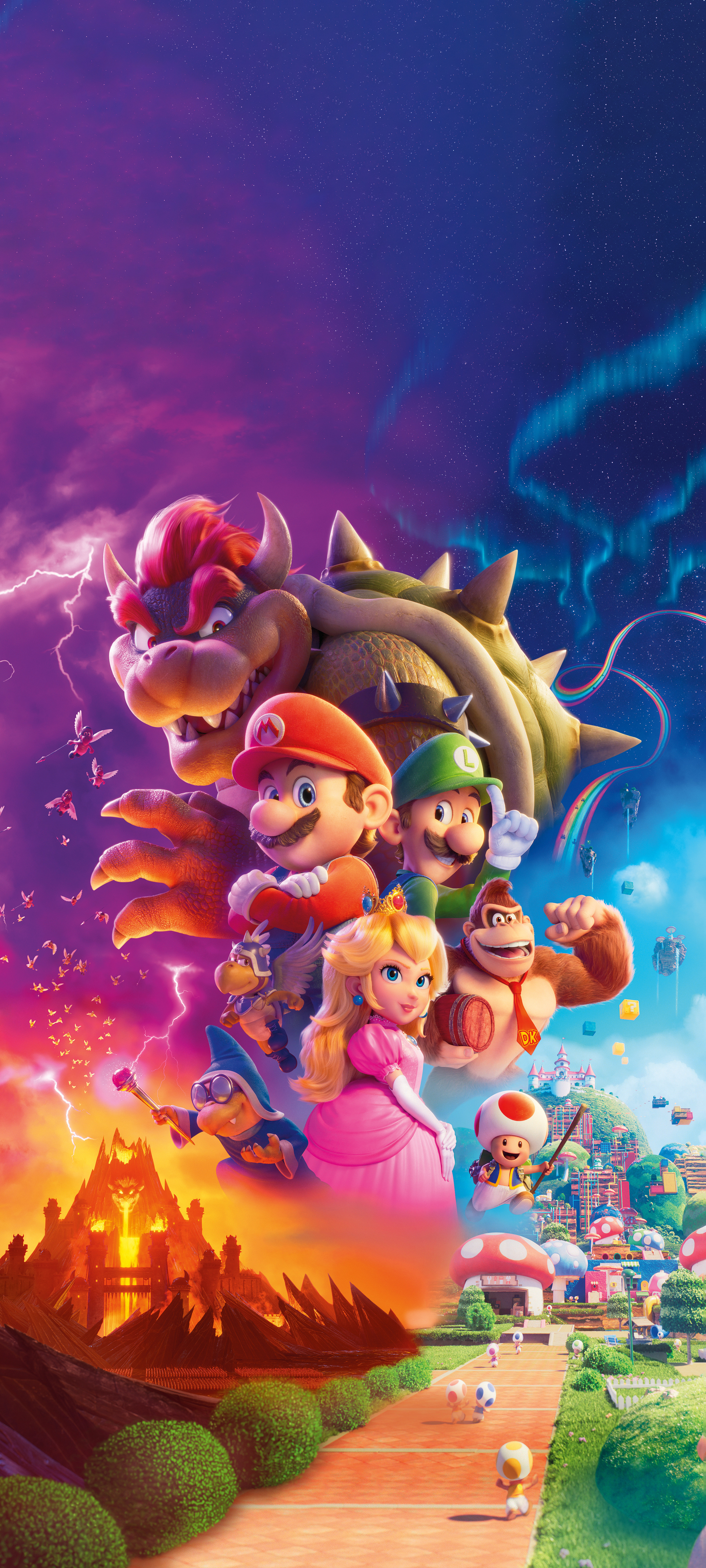 Stunning Super Mario Bros Movie 2023 Phone Wallpaper
