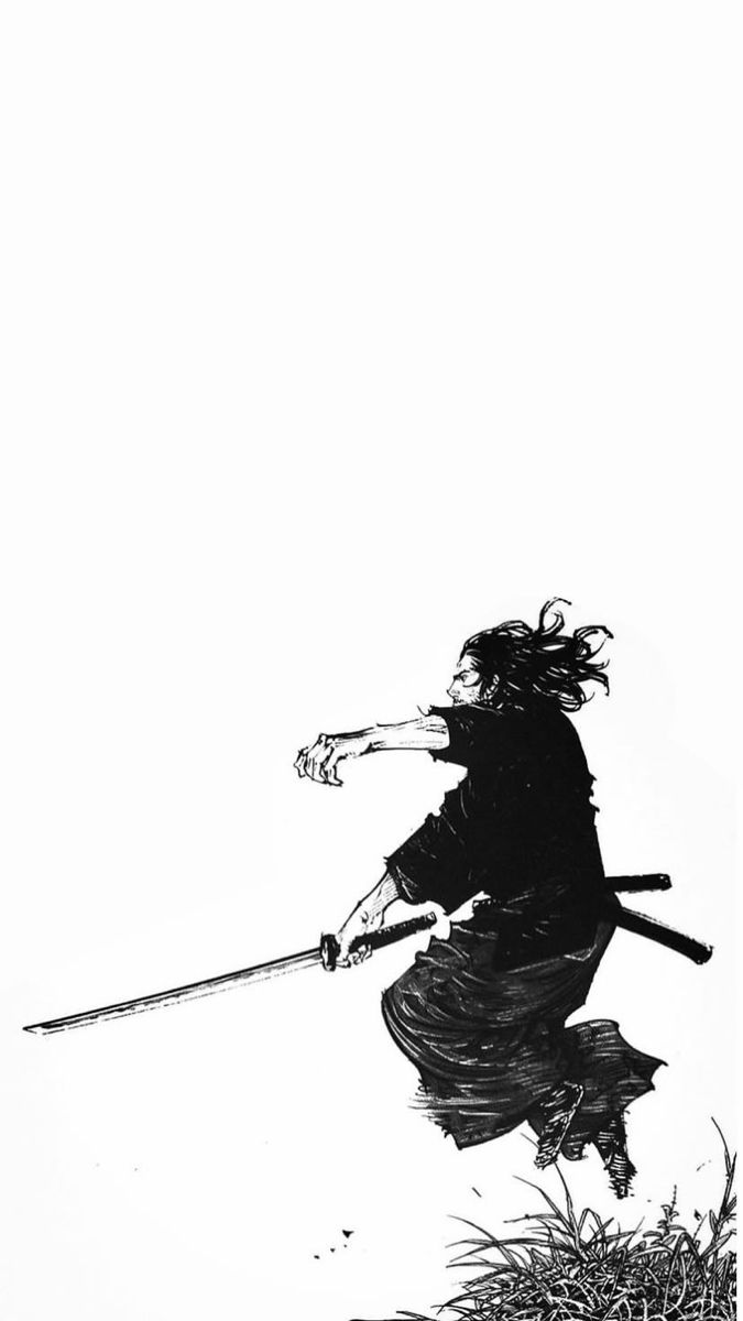 Miyamoto Musashi Vagabond Manga HD Wallpaper - Purple Theme