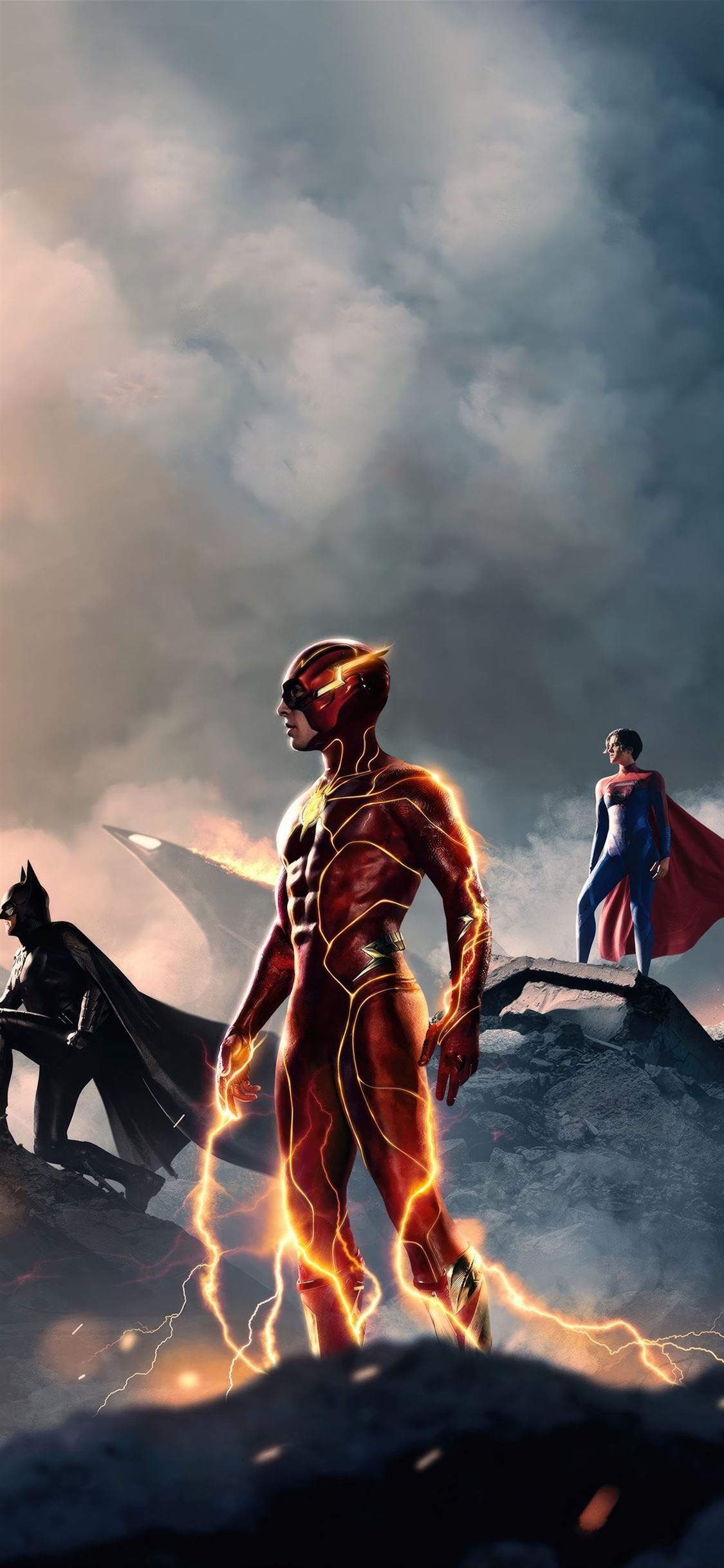 2023 the flash movie 4k iPhone Wallpaper Free Download