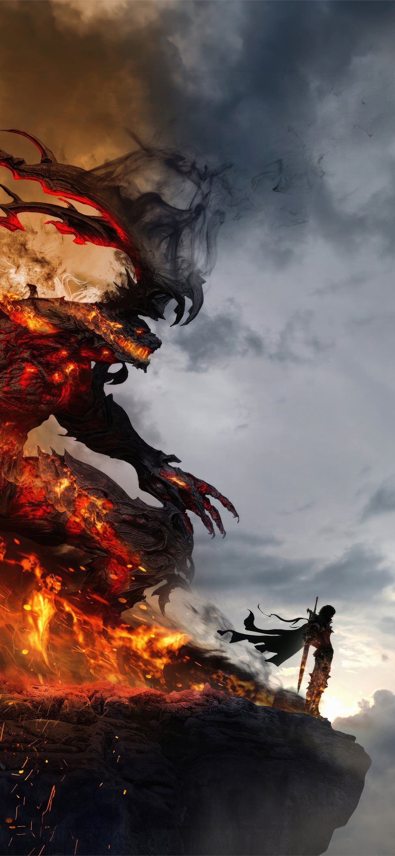 2023 final fantasy xvi 4k iPhone Wallpaper Free Download