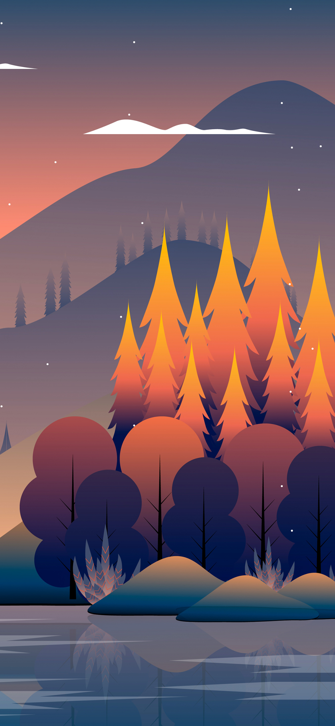 Minimal Artistic Landscape mobile wallpaper Mobile Walls