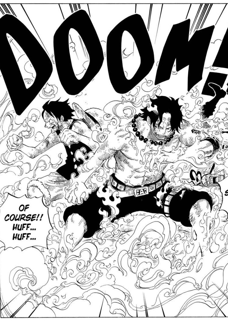 Ace and Luffy one piece manga panel. One piece manga, Ace and luffy, Anime wall art