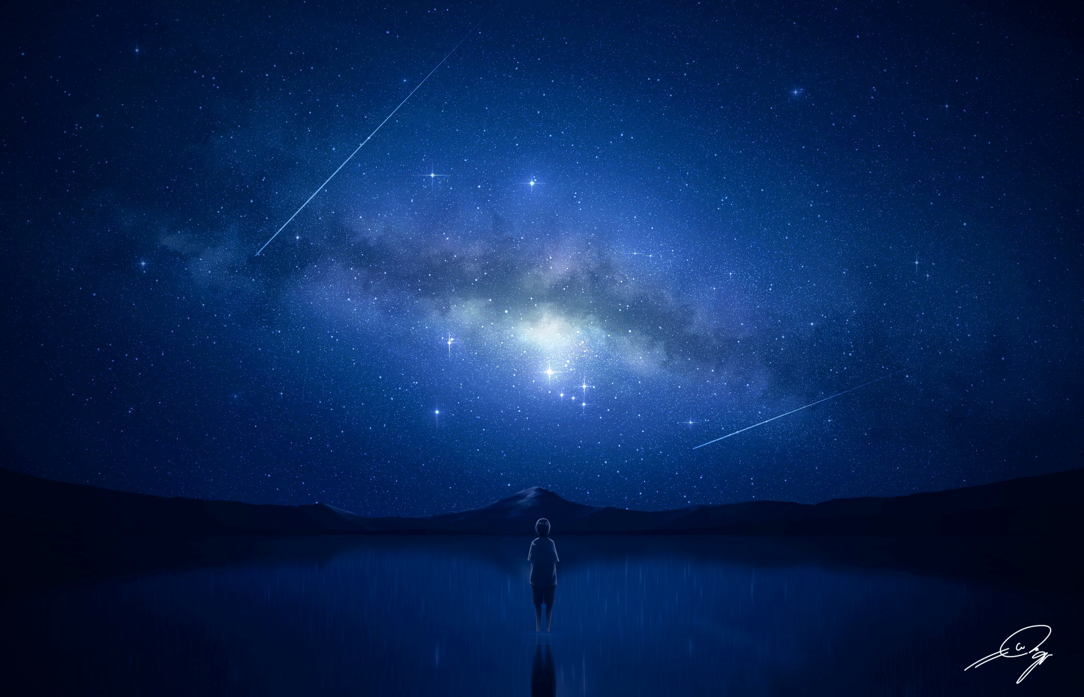 Starry Sky HD Wallpaper and Background