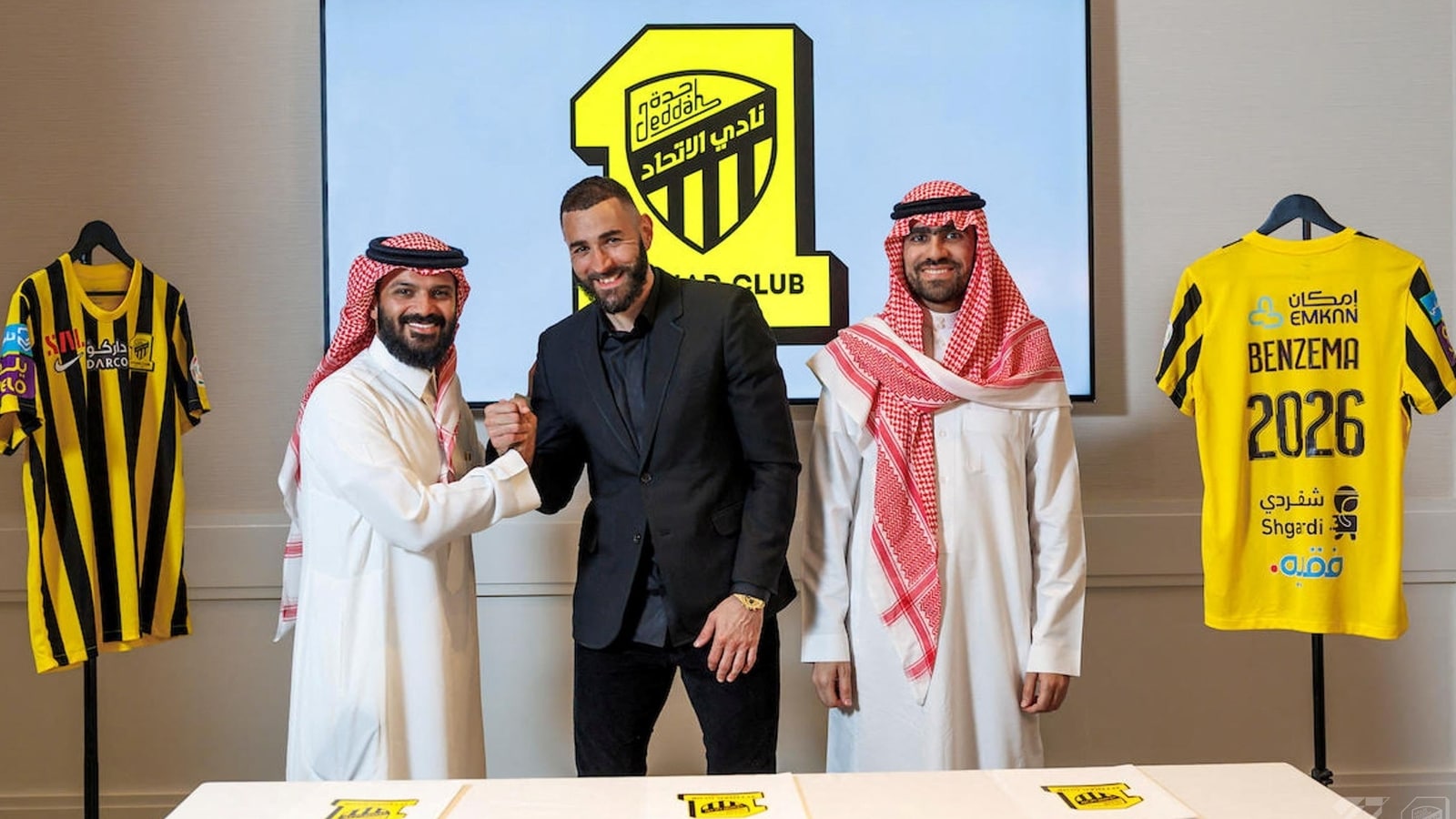 Saudi champions Al Ittihad sign 'global football icon' Karim Benzema