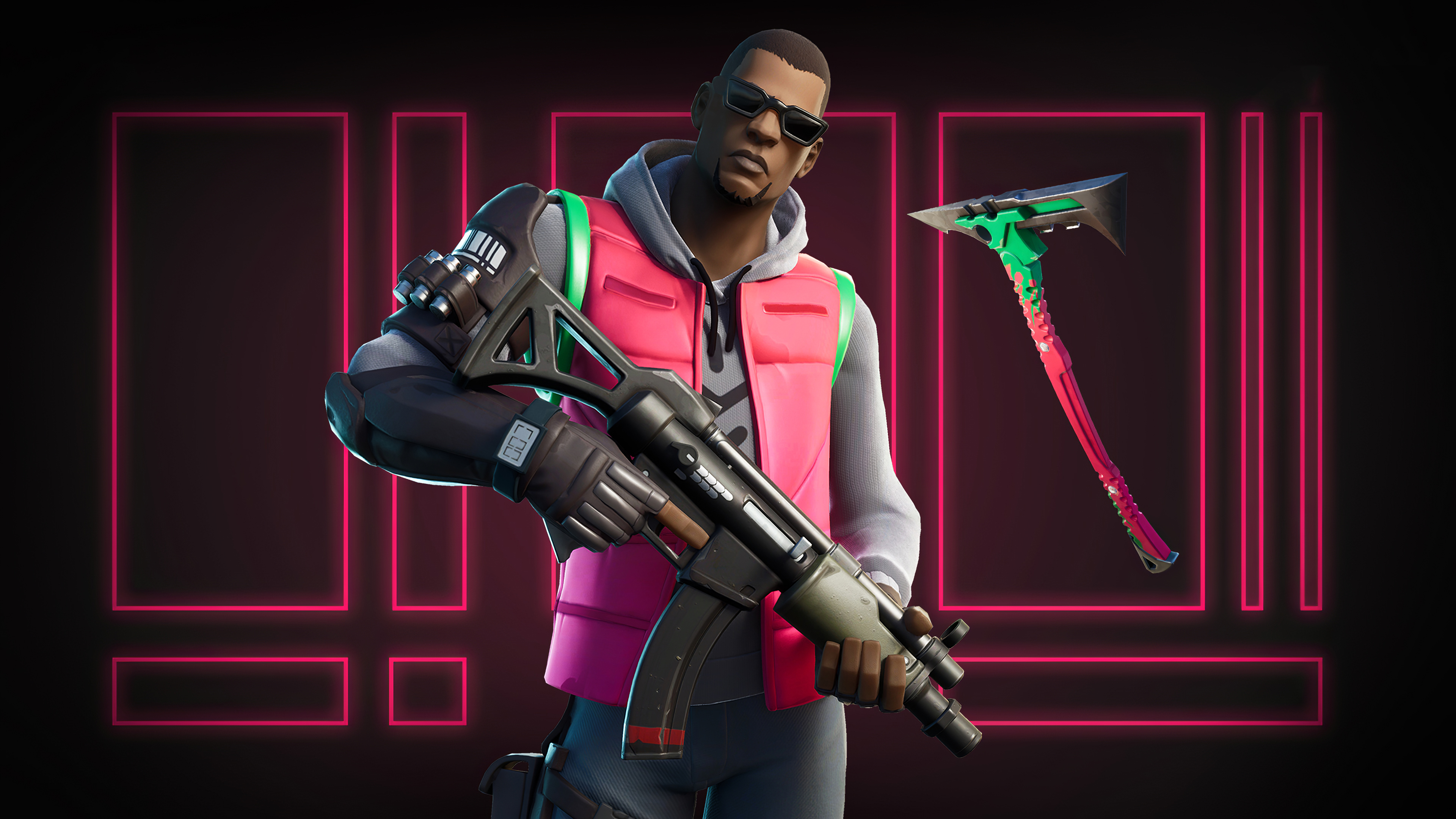 Wallpaper 4k Fortnite Skin Wallpaper