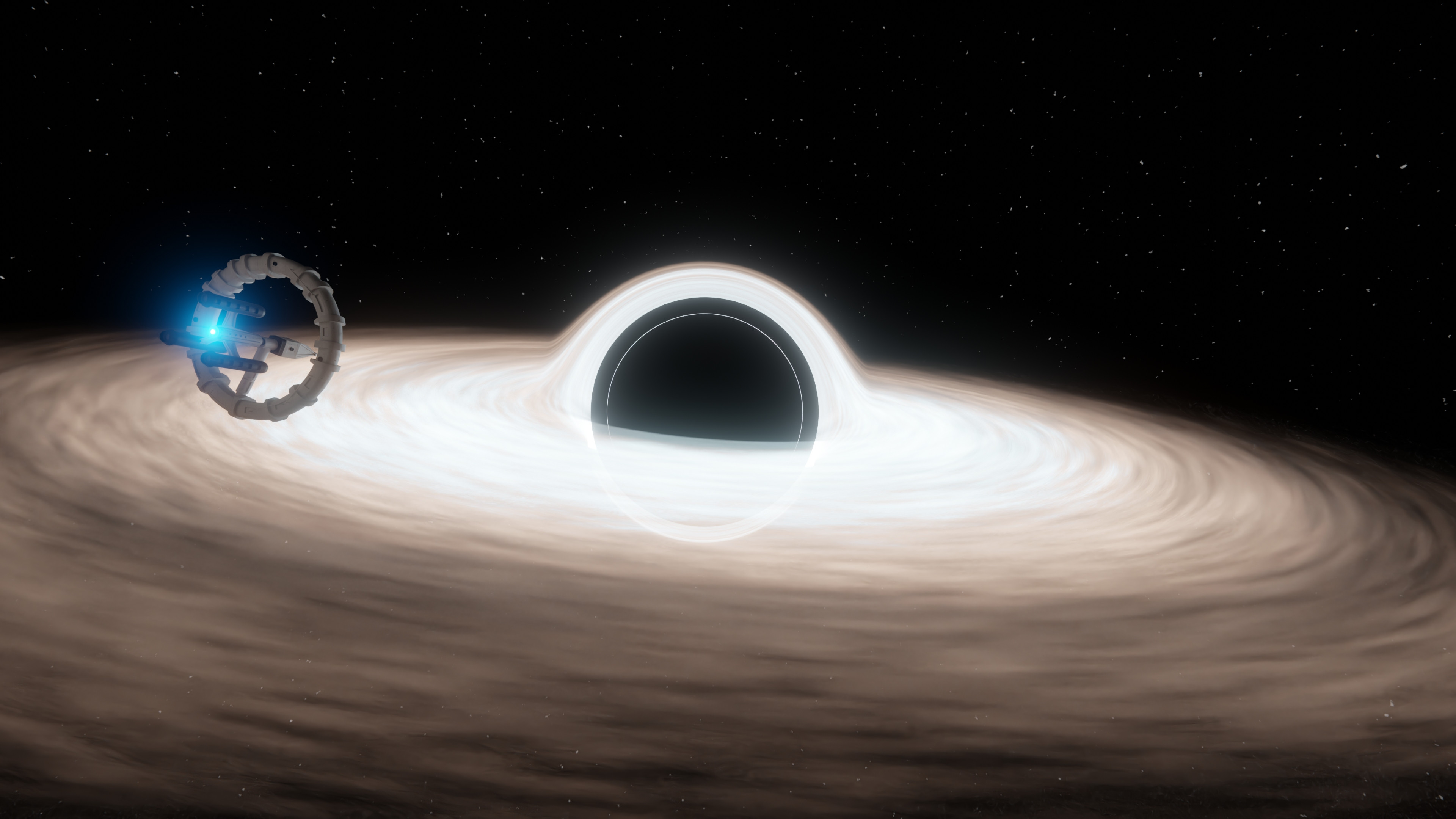 4K Interstellar Inspired Black Hole