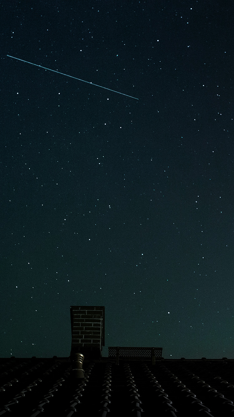 iPhone X wallpaper. star night sky summer dark