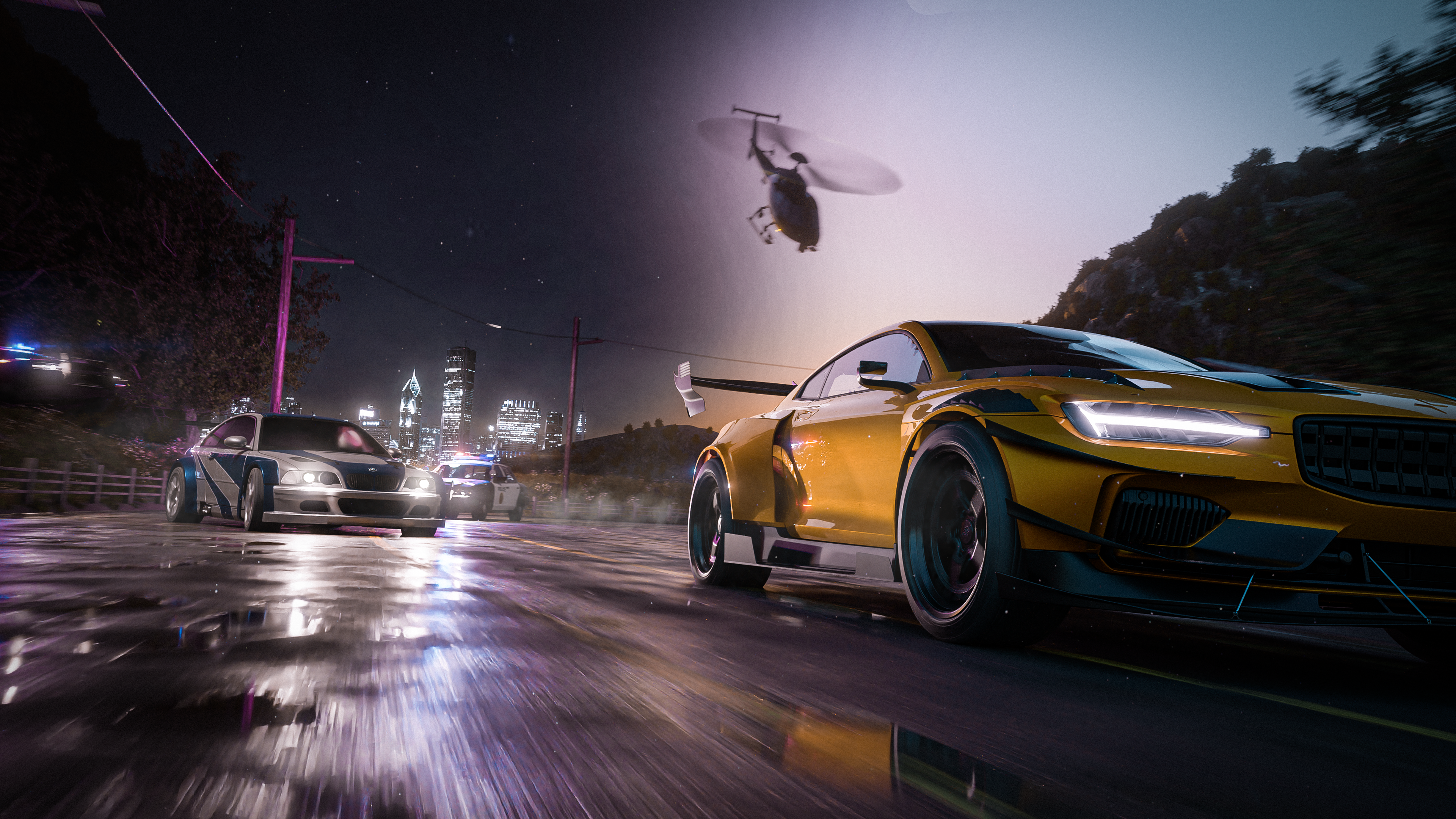 Need For Speed Most Wanted Render Video Games Wallpaper:3840x2160