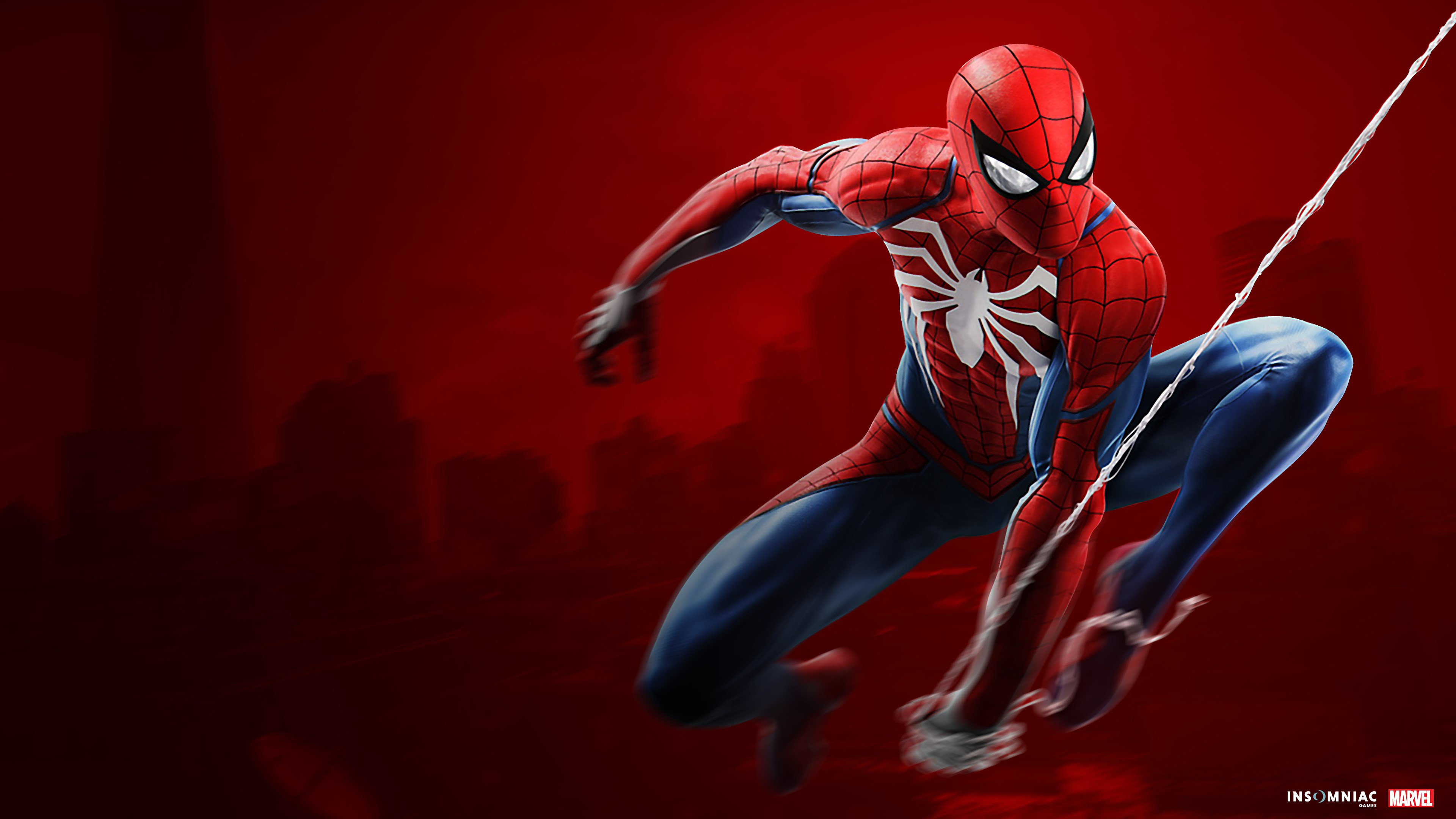 Download wallpaper: Spider Man game on PS4 3840x2160