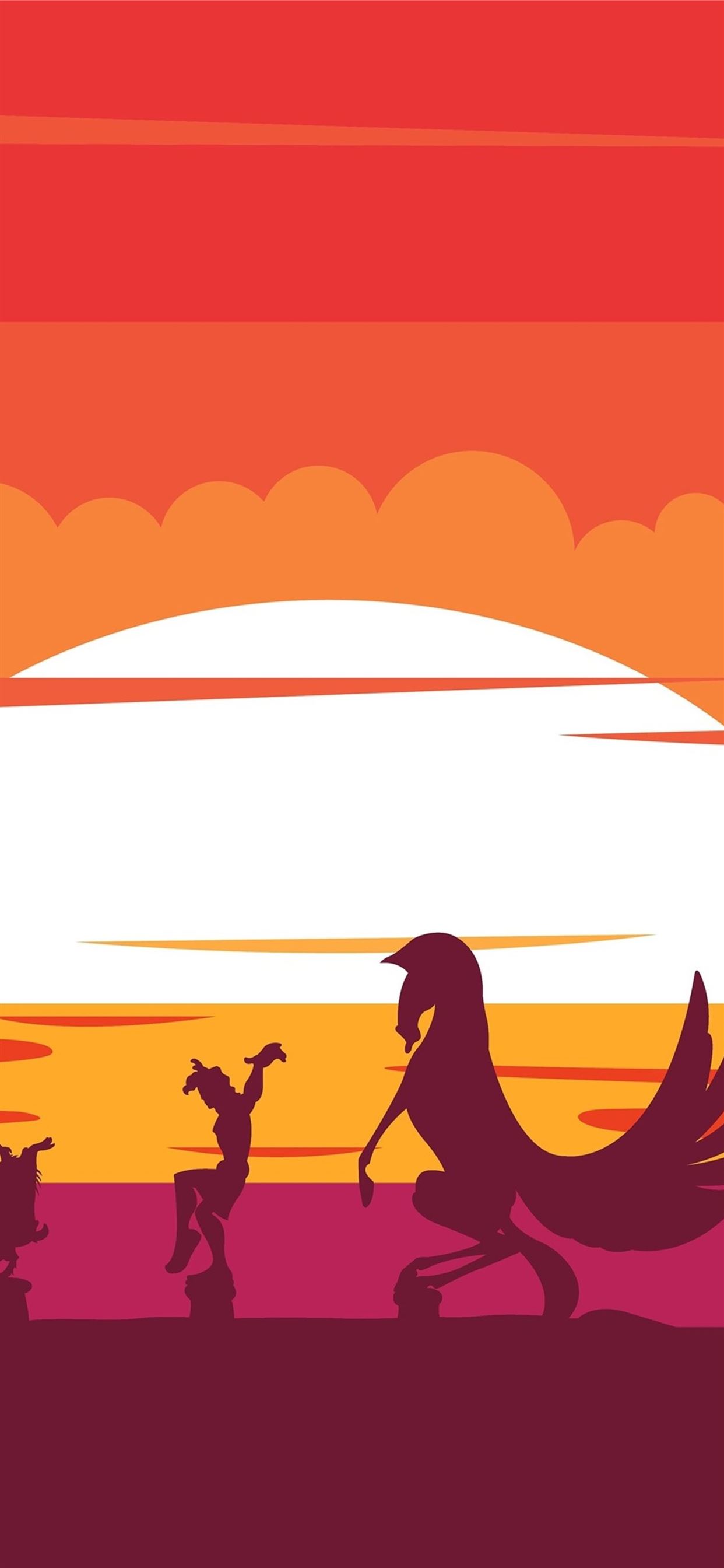 Hercules Disney Minimalism 4k Sony Xperia X XZ Z5. iPhone Wallpaper Free Download