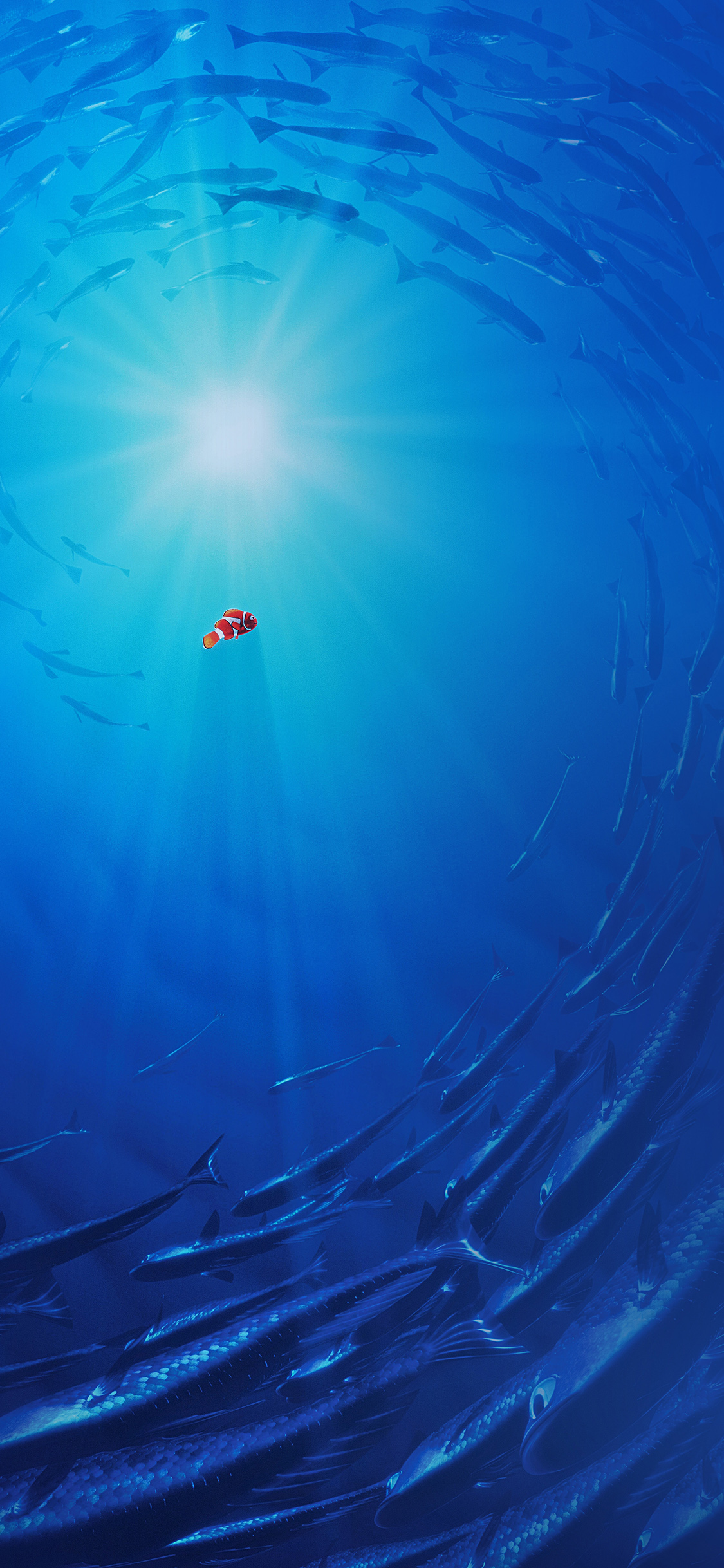 iPhone X wallpaper. finding dory disney nemo cute