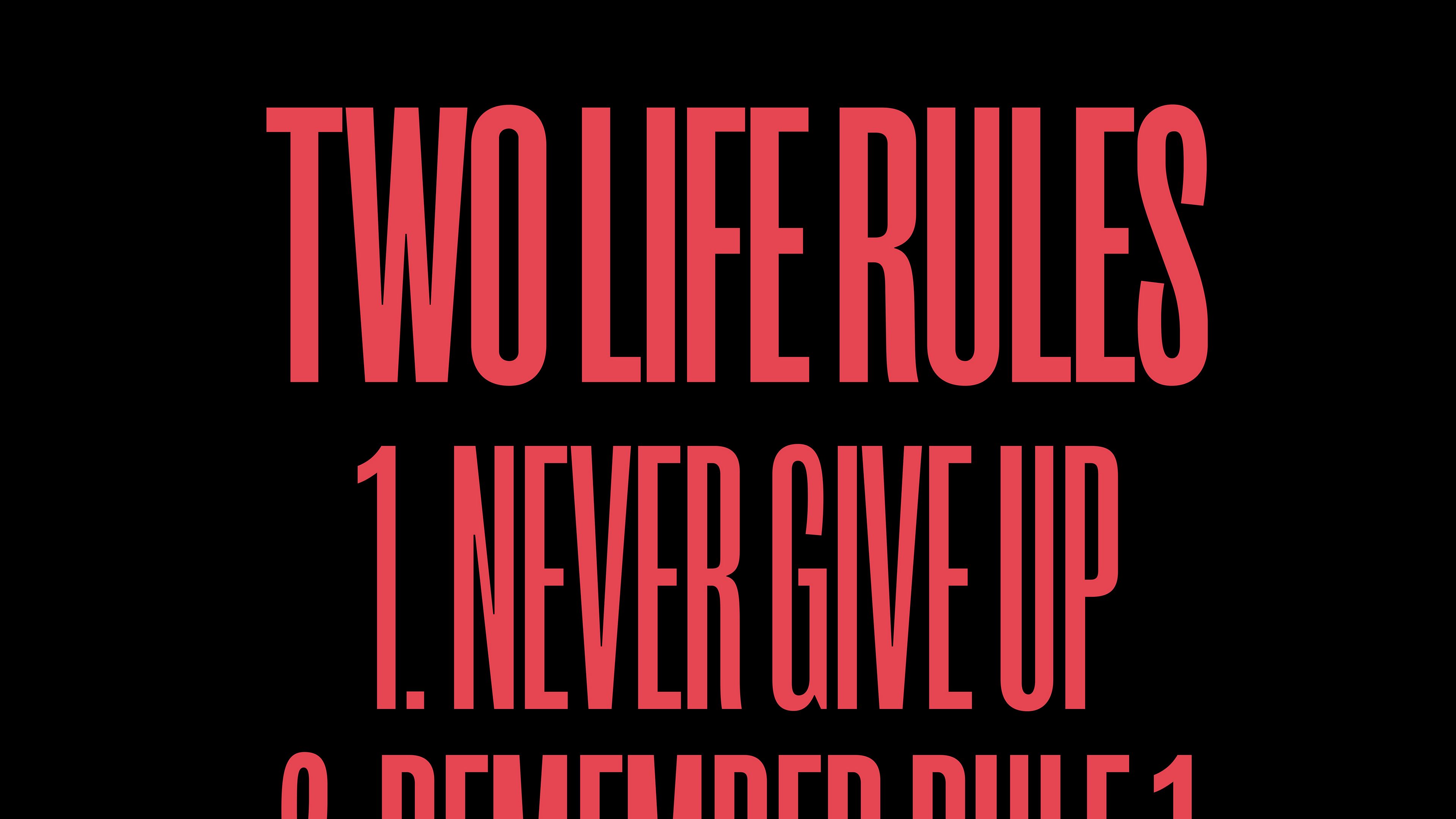 Download wallpaper 3840x2160 motivation, phrase, words, text, red 4k uhd 16:9 HD background