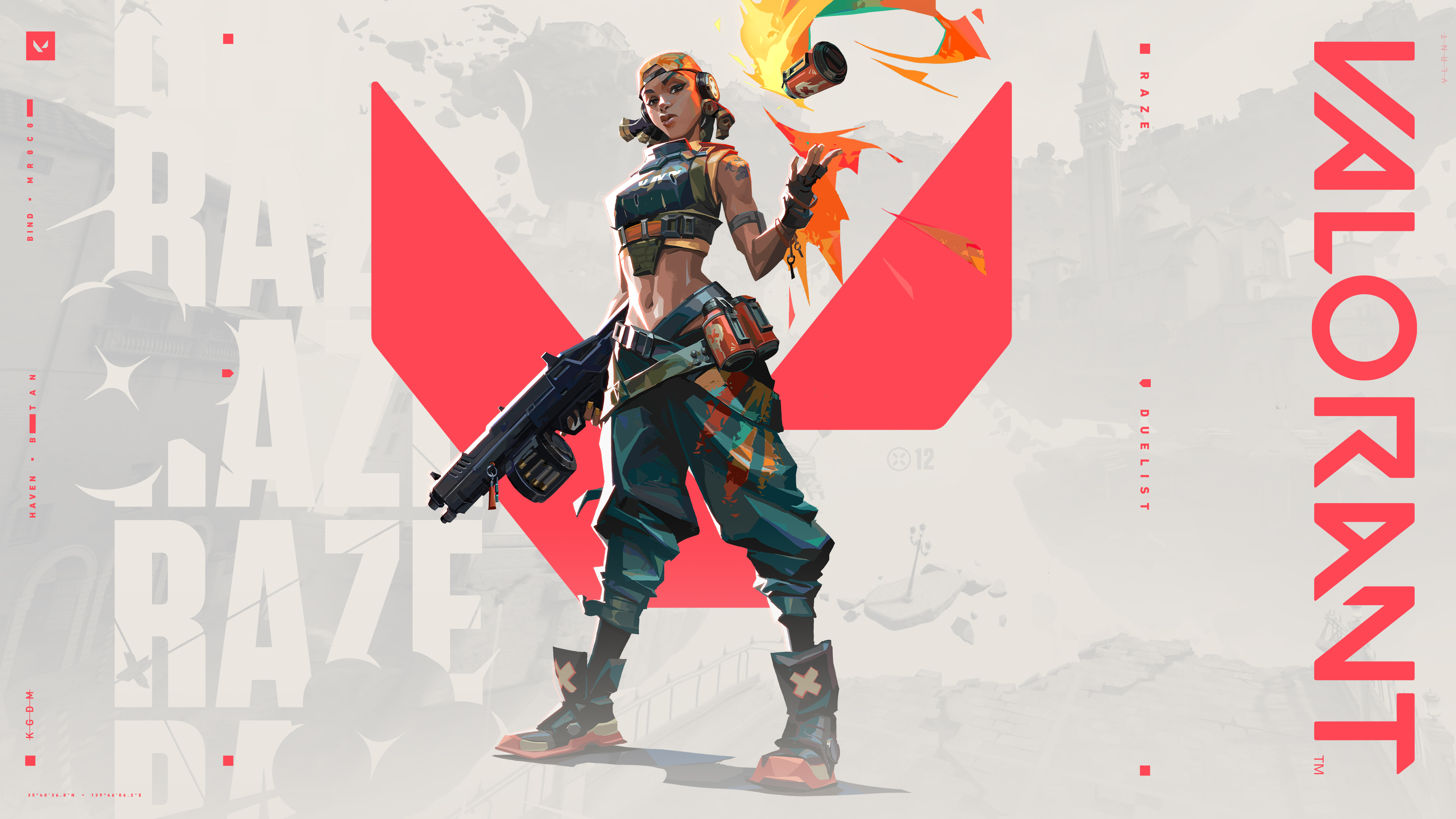 Raze (Valorant) HD Wallpaper and Background