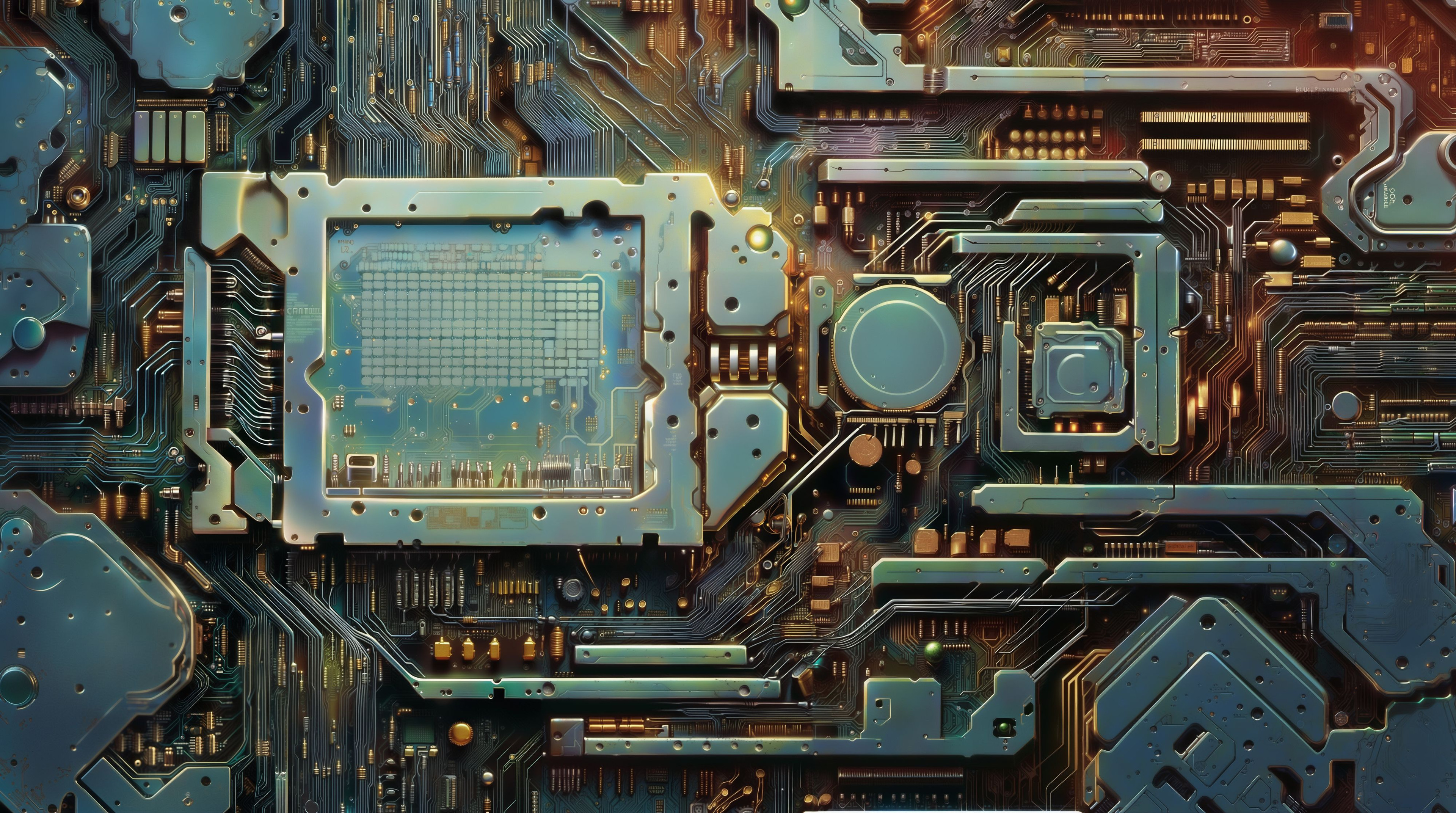 Scifi Motherboard (Desktop Wallpaper)