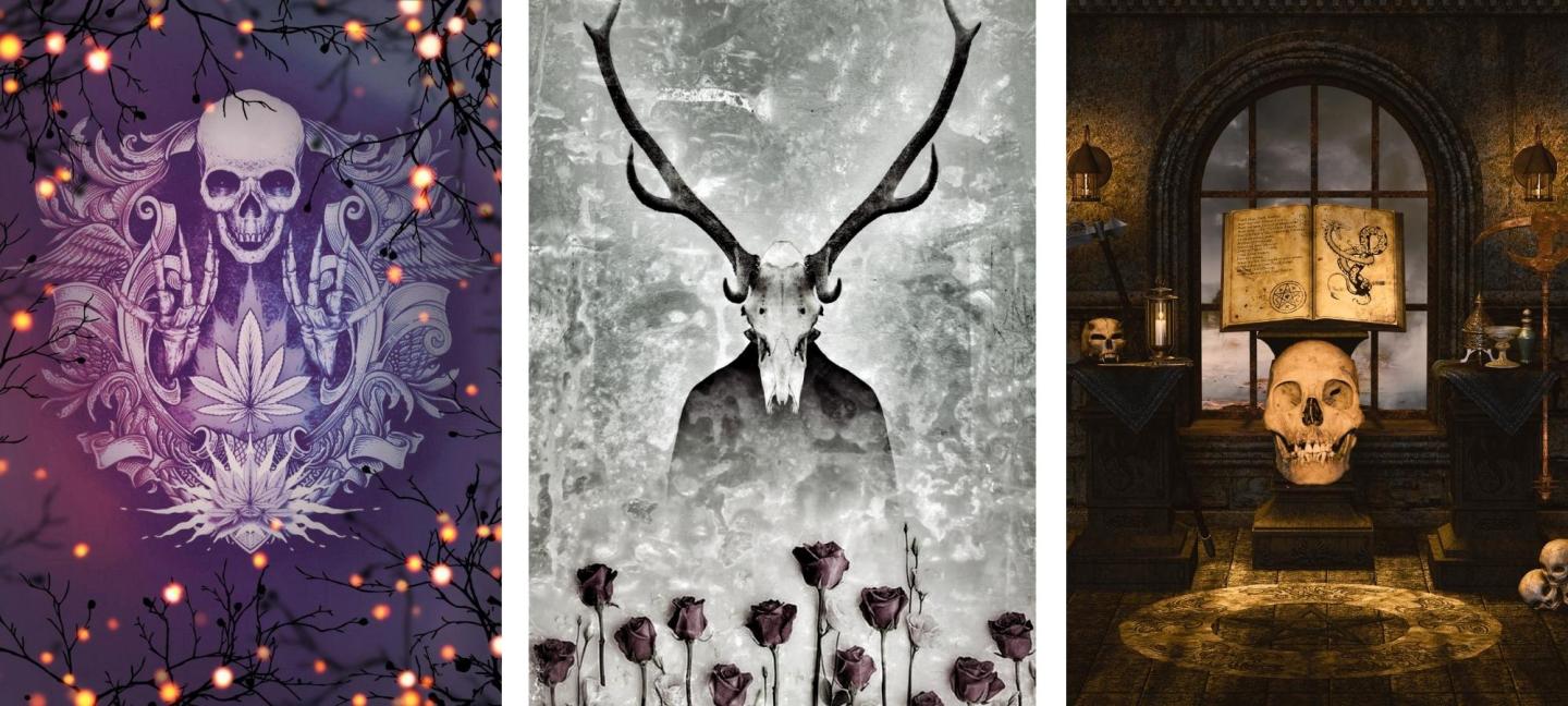 Free HD Goth Wallpaper Background For iPhone of the Snow