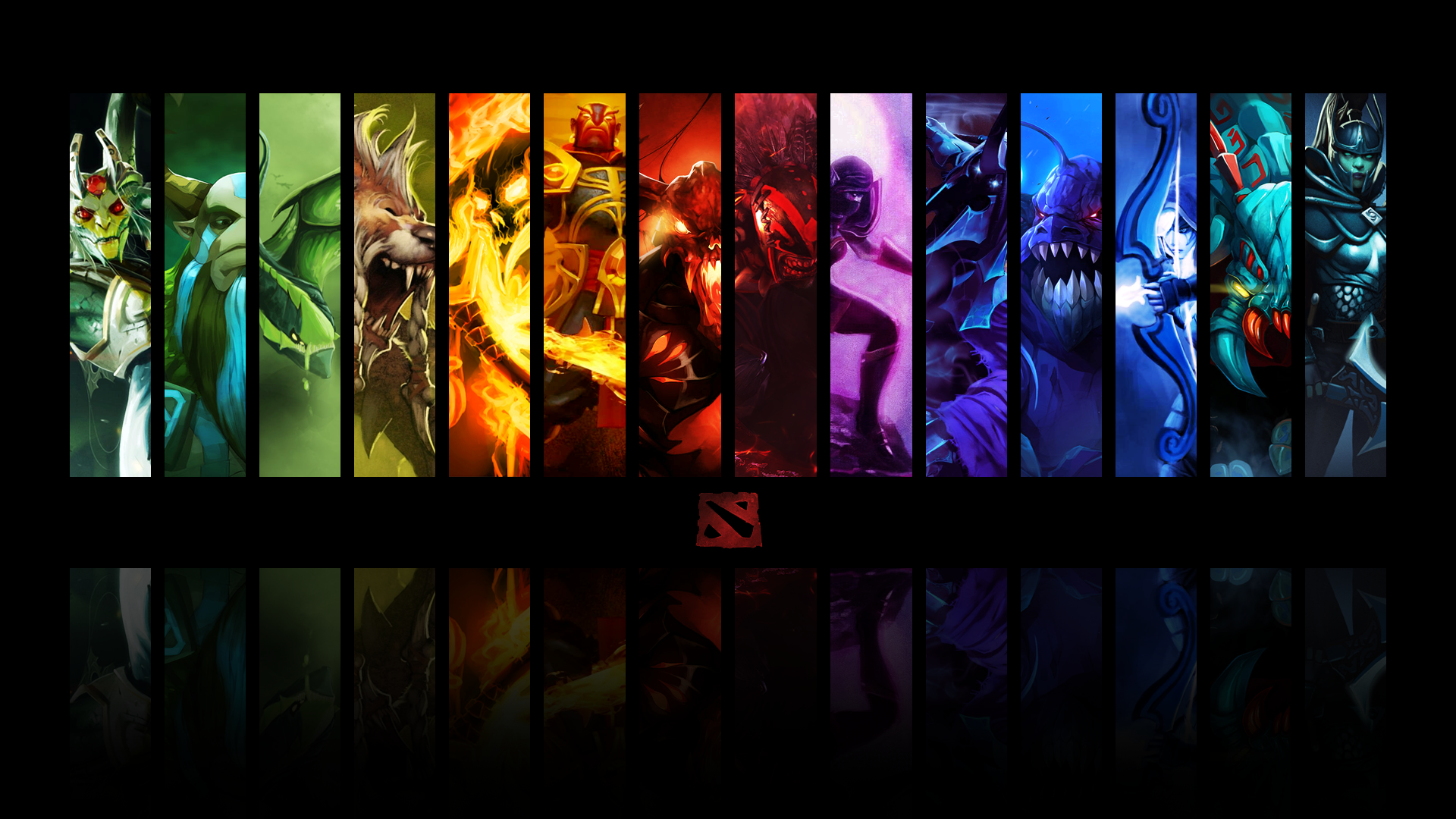DotA 2 Hero Wallpaper v2: Carries only! [1920x1080] with more versions inside comments!. Dota 2 wallpaper, Desktop background picture, Background image