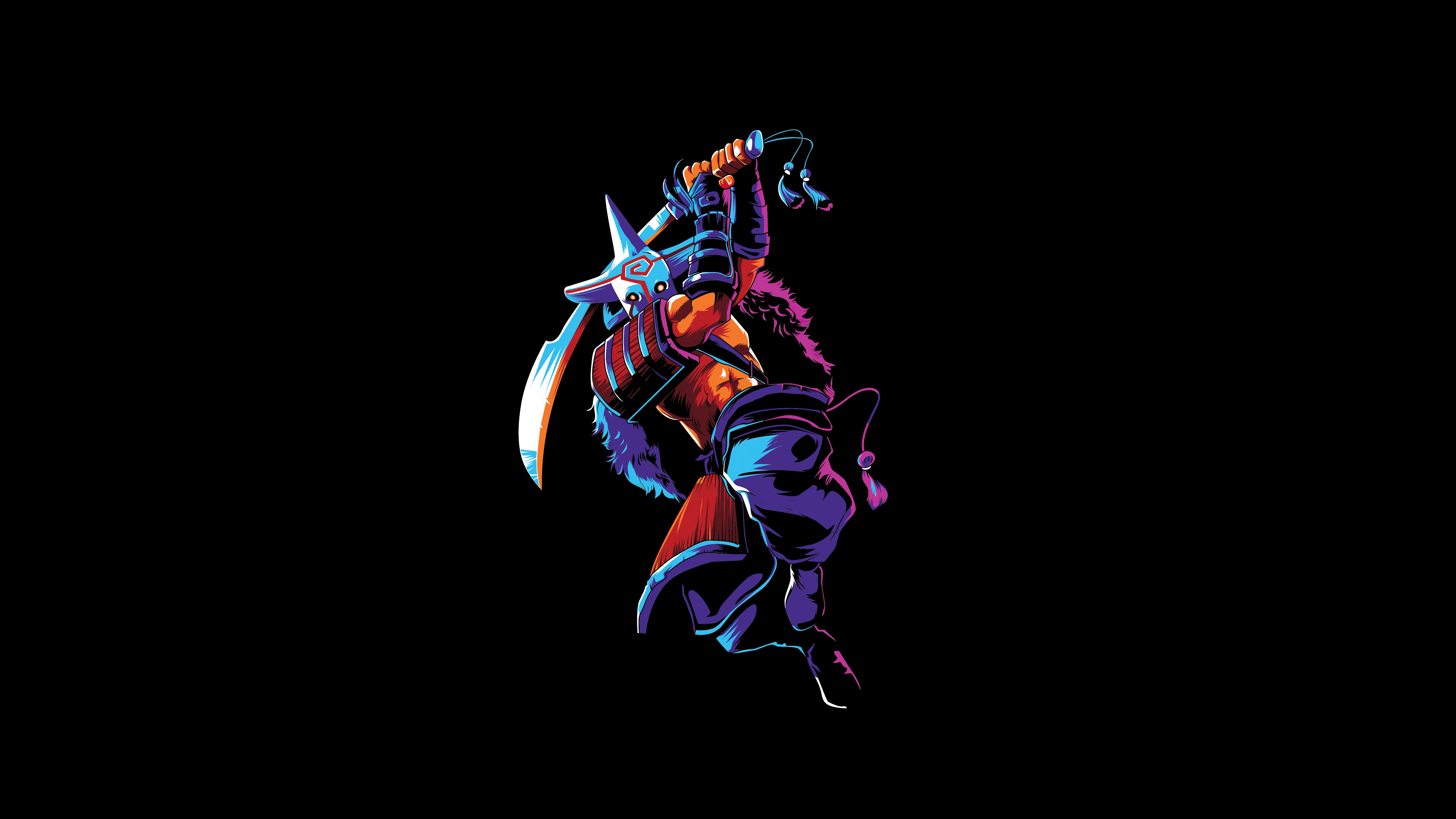 Juggernaut Wallpaper 4K, Dota 2, AMOLED, 5K, 8K