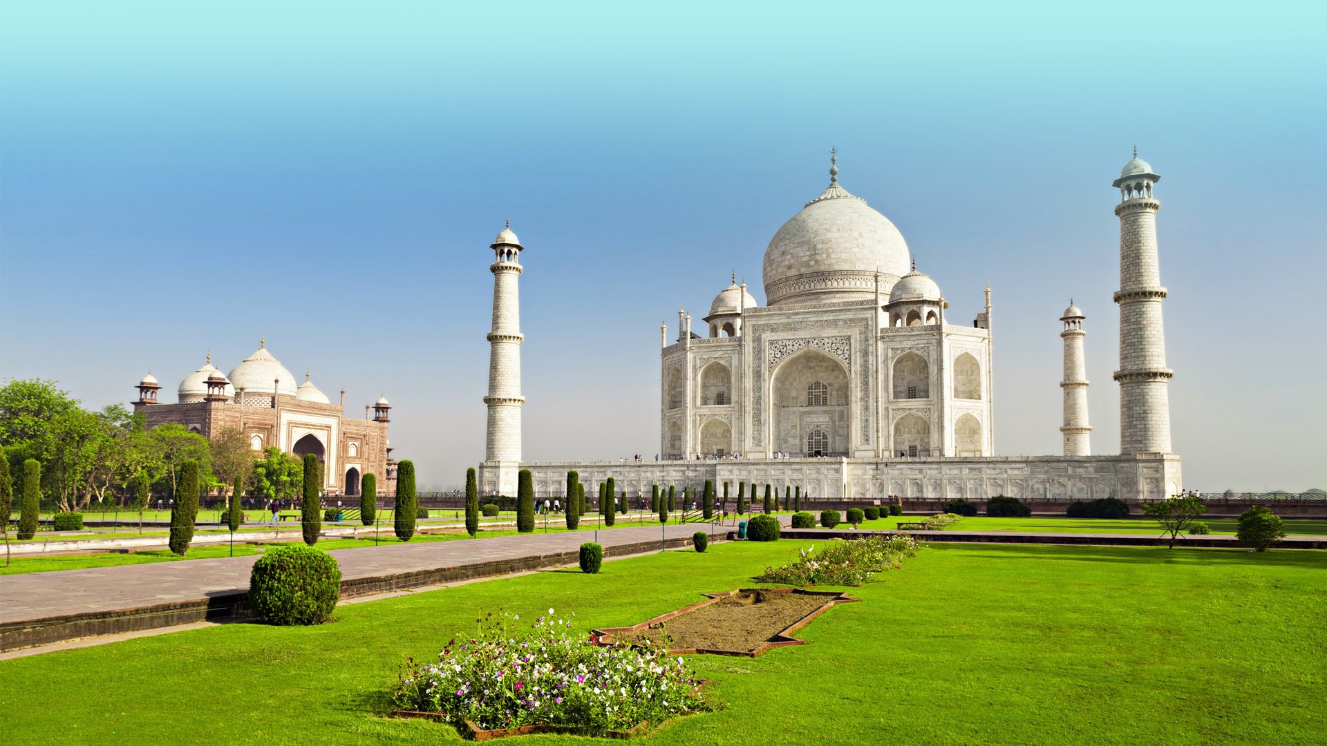 Taj Mahal Best Tourist Place In India HD Wallpaper
