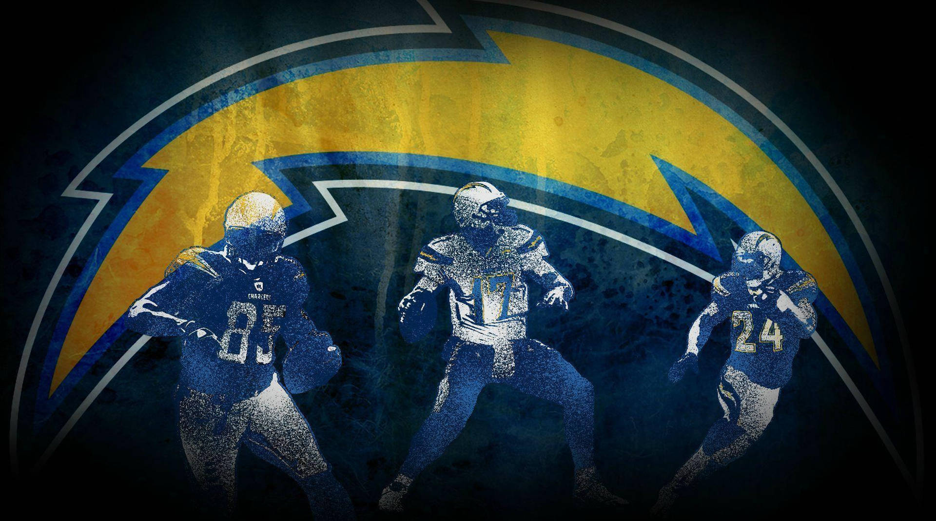 Download Los Angeles Chargers Logo Digital Fan Art Wallpaper