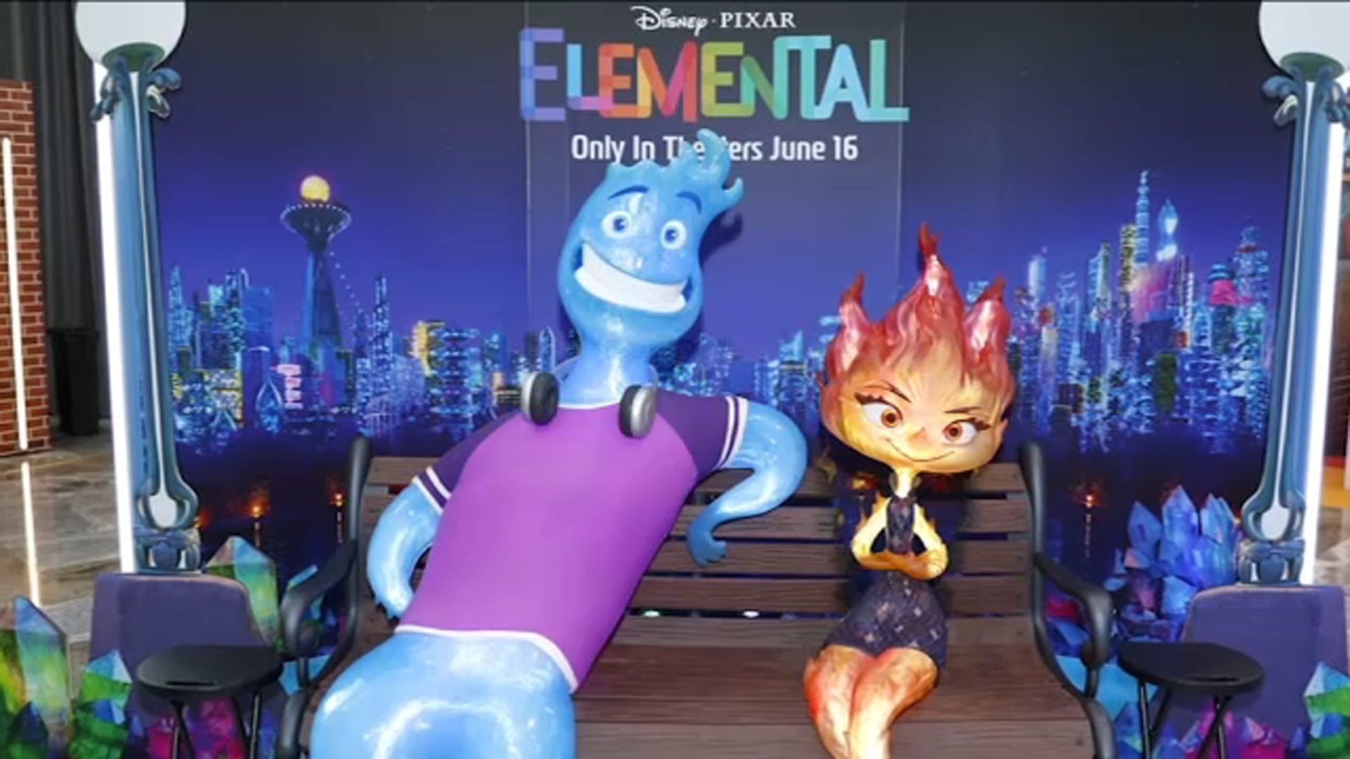 Interactive Pixar experience opens ahead of 'Elemental' movie release