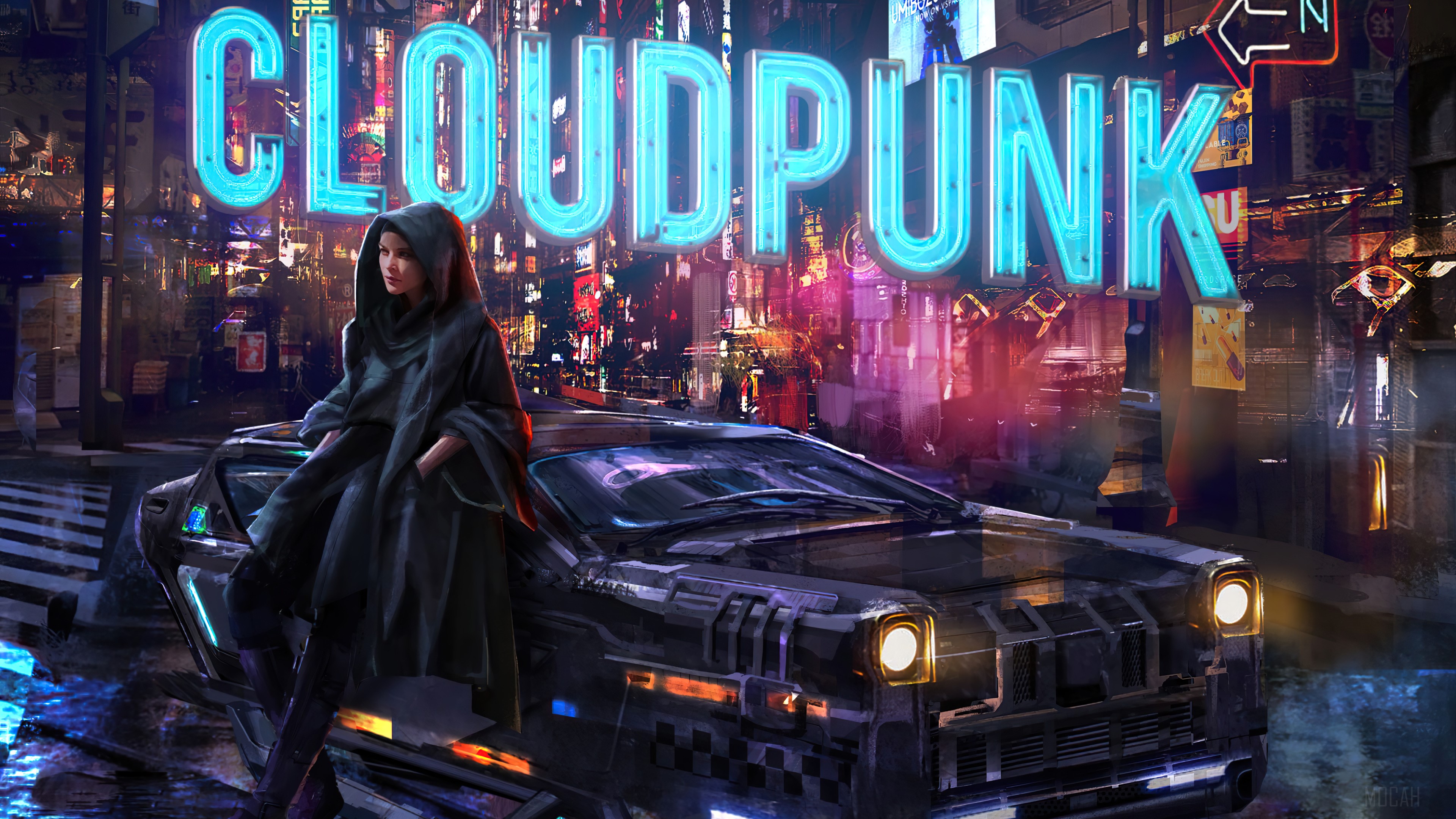 Cloudpunk, Video Game, Cyberpunk, Science Fiction, Sci Fi 4k Gallery HD Wallpaper