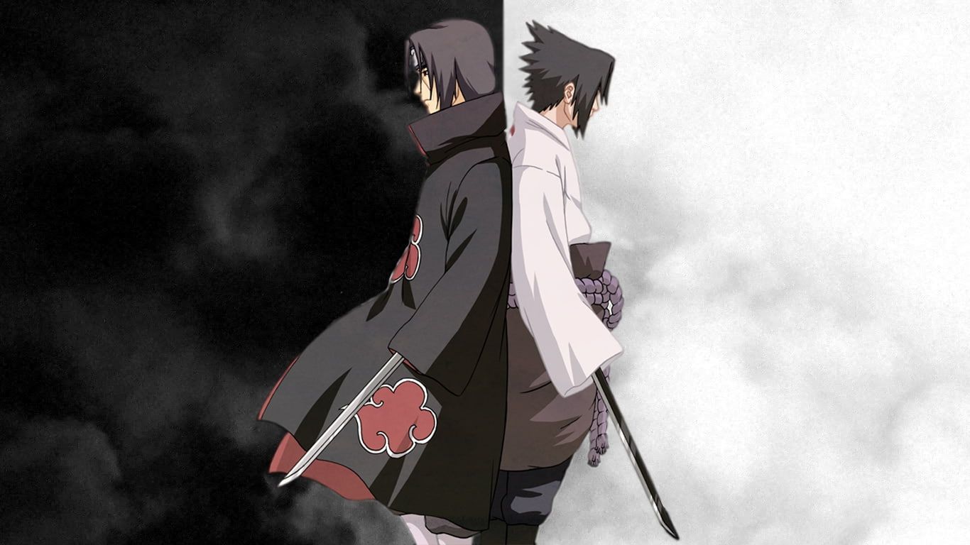 uchiha sasuke naruto shippuden uchiha itachi 1366x768 Anime Naruto HD Art Naruto: Shippuden Uchiha Sasuke. Sasuke and itachi, Naruto and sasuke wallpaper, Anime