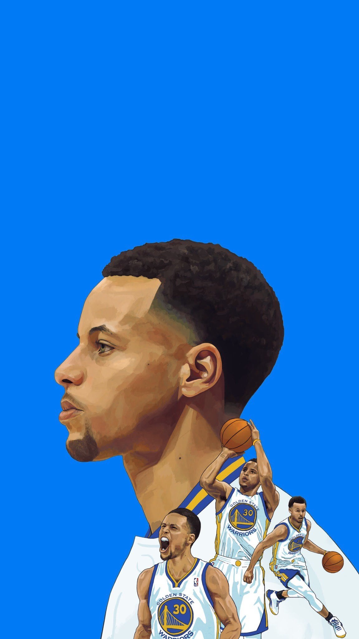 Steph Curry wallpaper I made awhile back! Been a big fan of his since that regular season game against OKC game last year