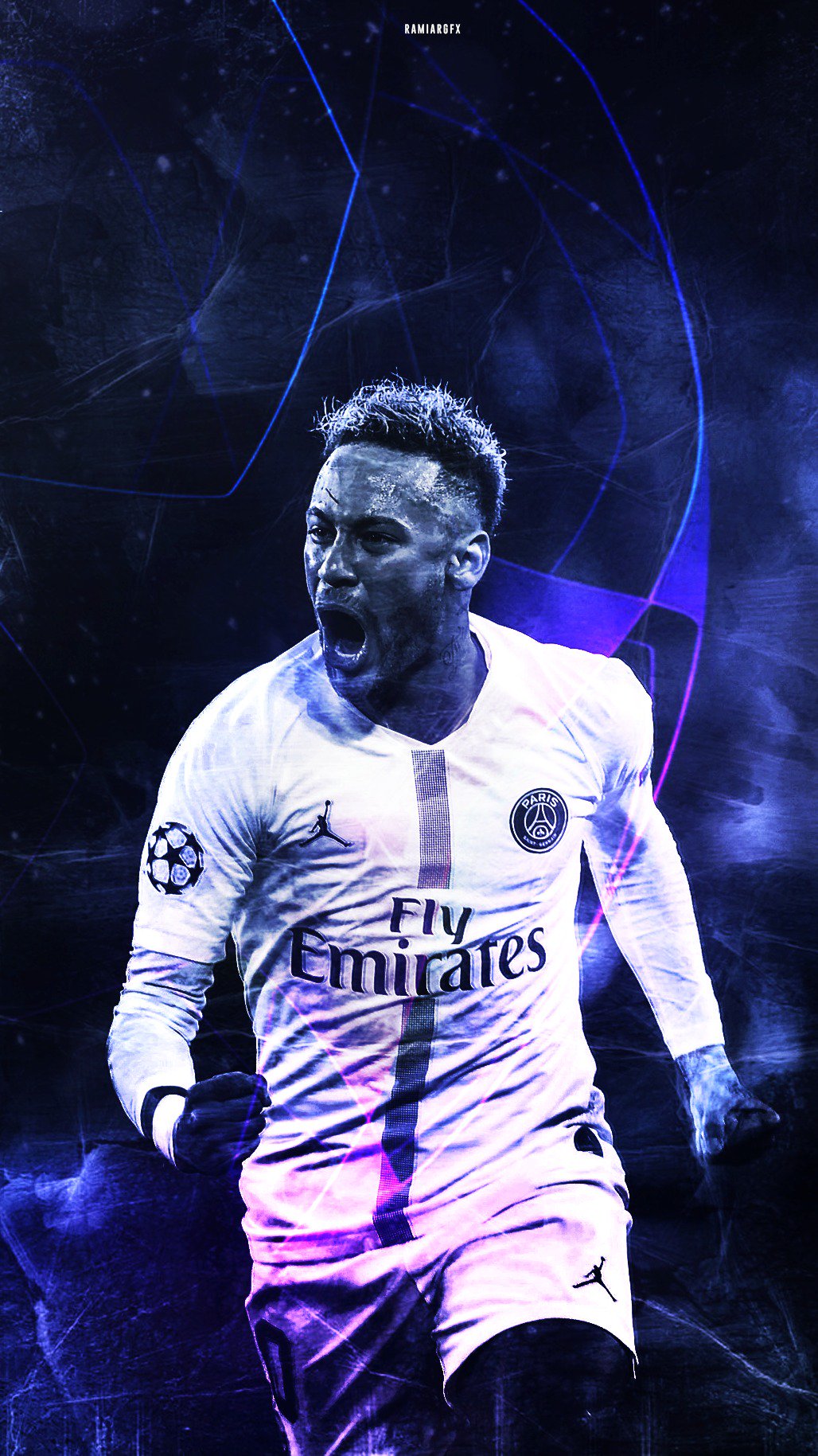 X 上的Ramiar：「. Wallpaper #neymar #psg #ucl #groupstage 」