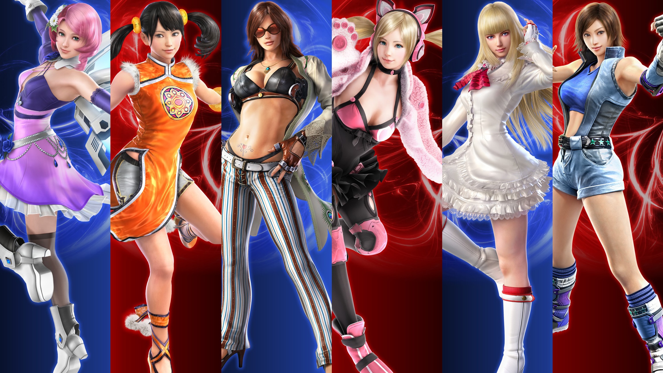 HD Wallpaper of Female Fighters in Tekken 7