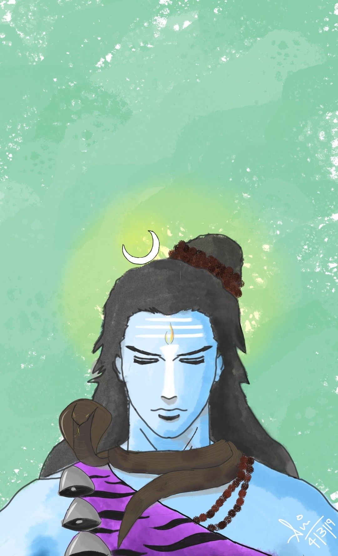Mahadev. Vedic art, Lord shiva painting, Shiva wallpaper