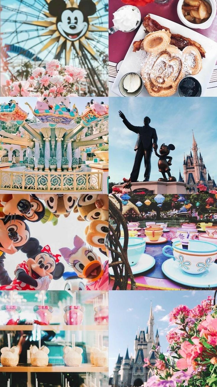 Disney Aesthetic Wallpaper. Disney wallpaper, Disney collage, Disney aesthetic