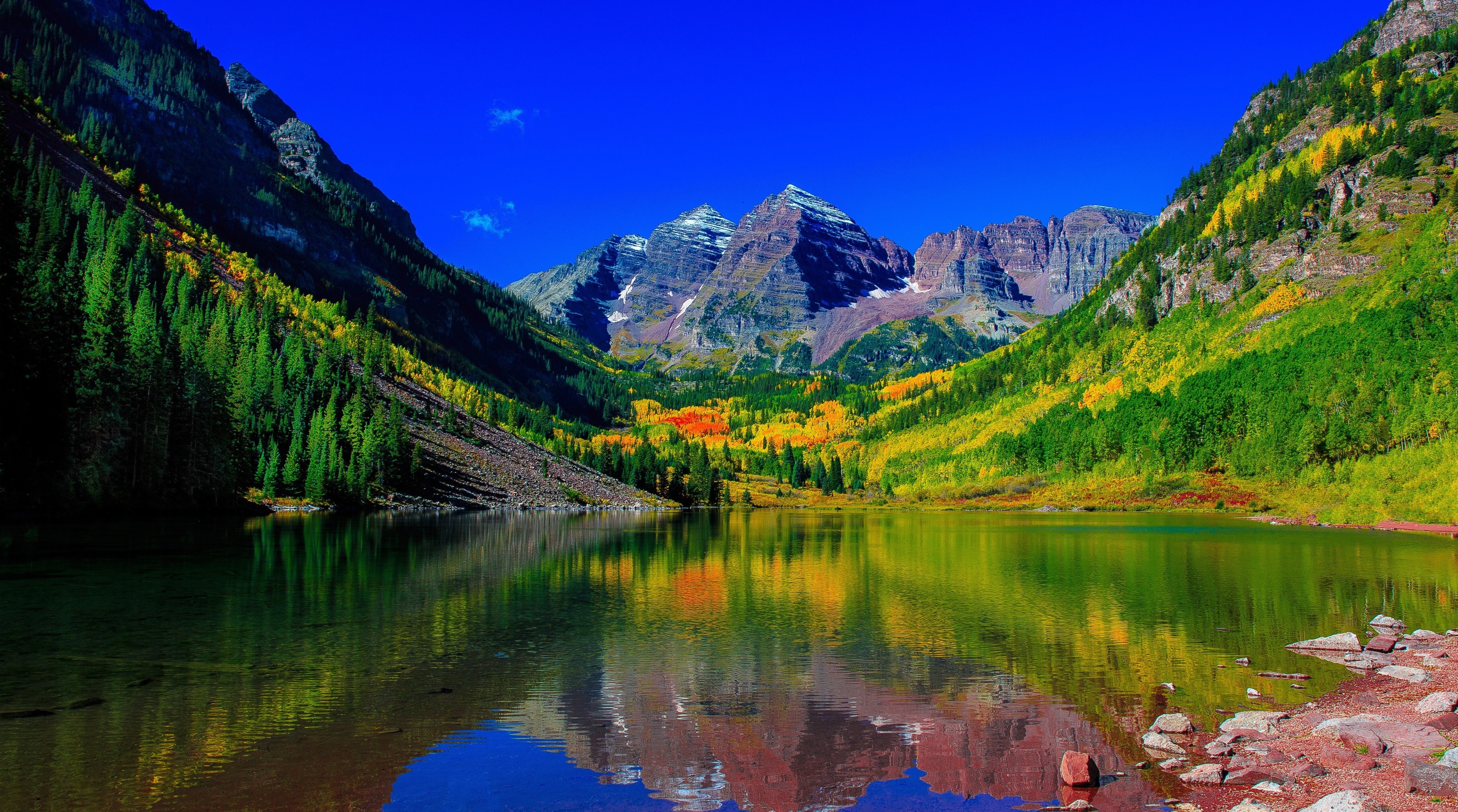 3840x2560 maroon bells 4k HD background wallpaper free download Gallery HD Wallpaper