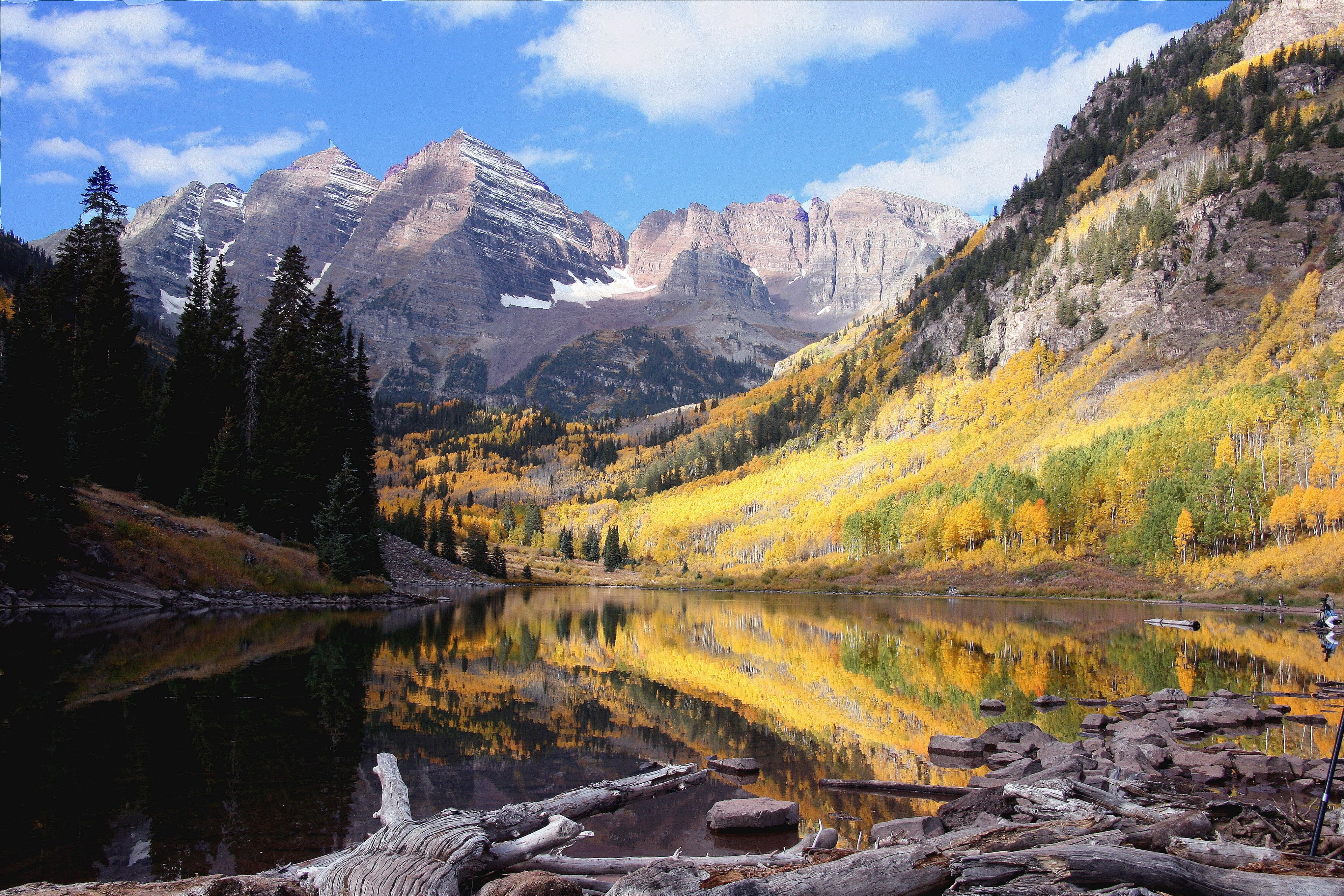 Wallpaper / maroon bells colorado 4k wallpaper free download