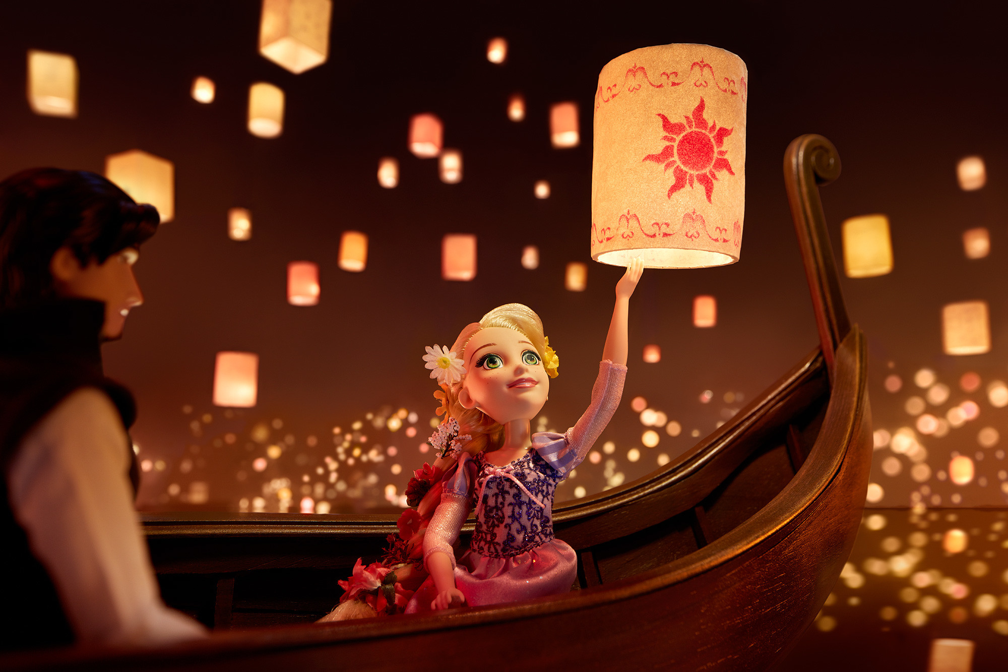 Tangled Floating Lanterns Desktop