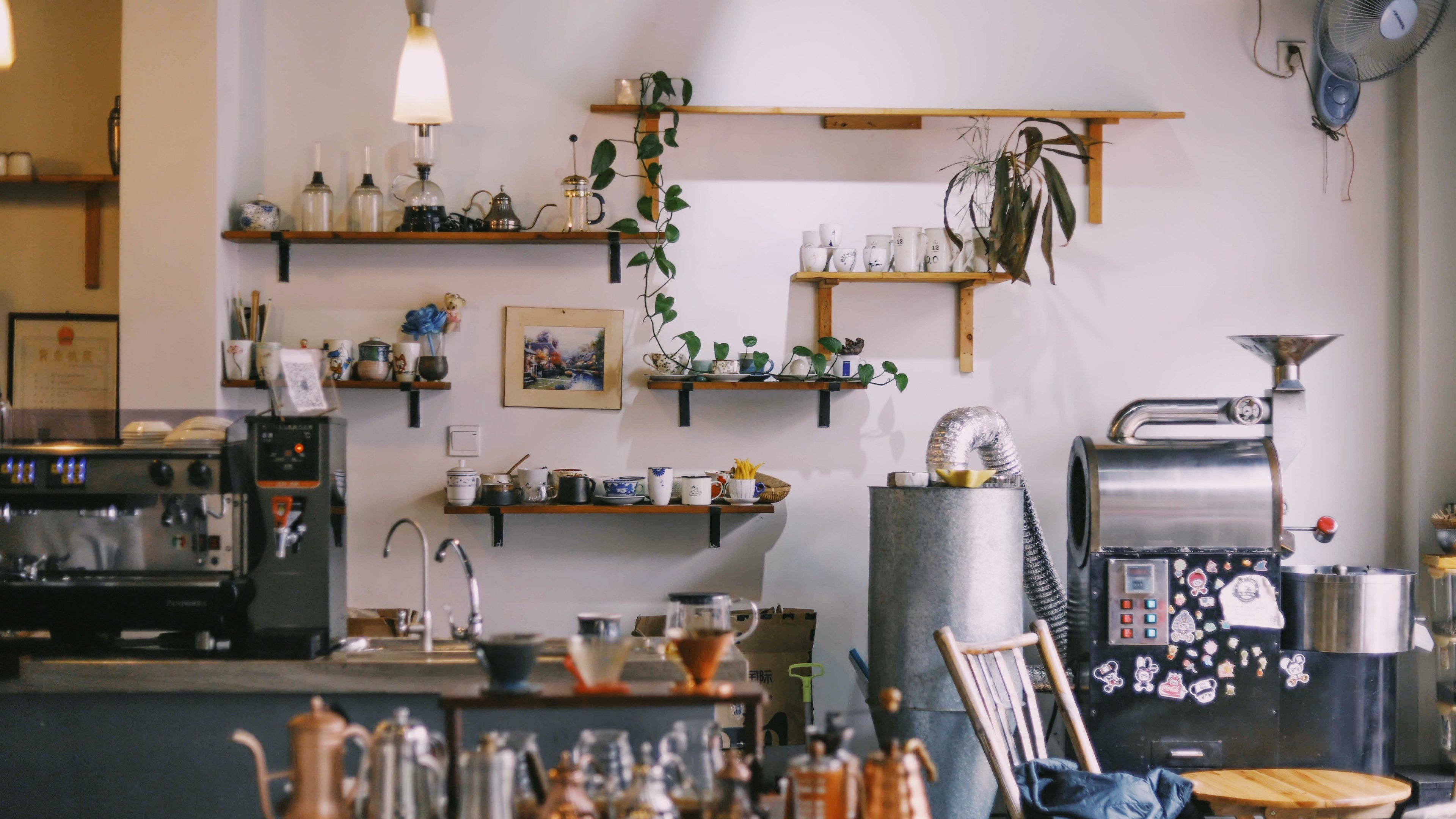 Wallpaper / cafe coffee shop bar and restaurant HD 4k wallpaper free download