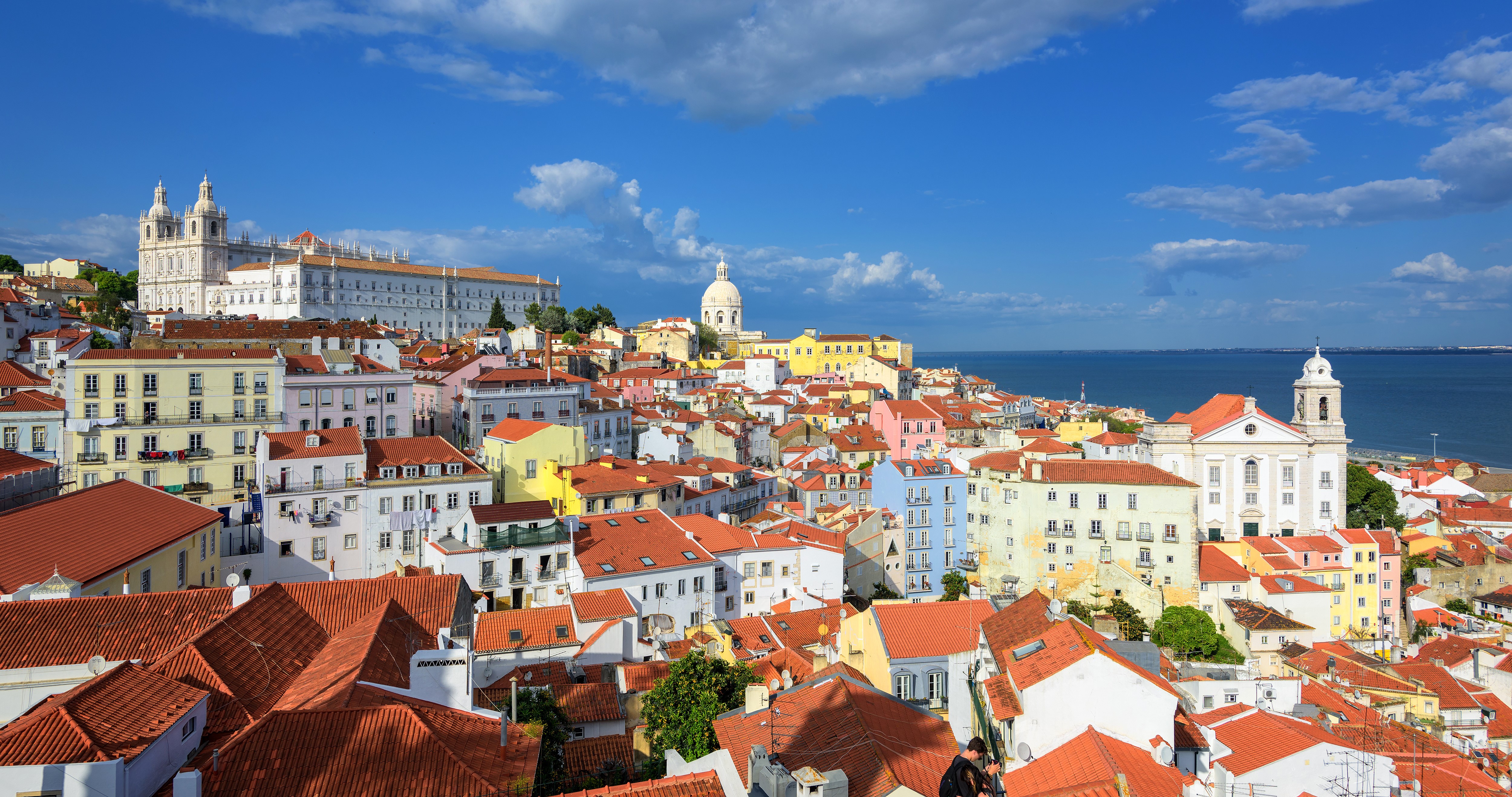 4K, 5K, Portugal, Houses, Sky, Lisbon Gallery HD Wallpaper