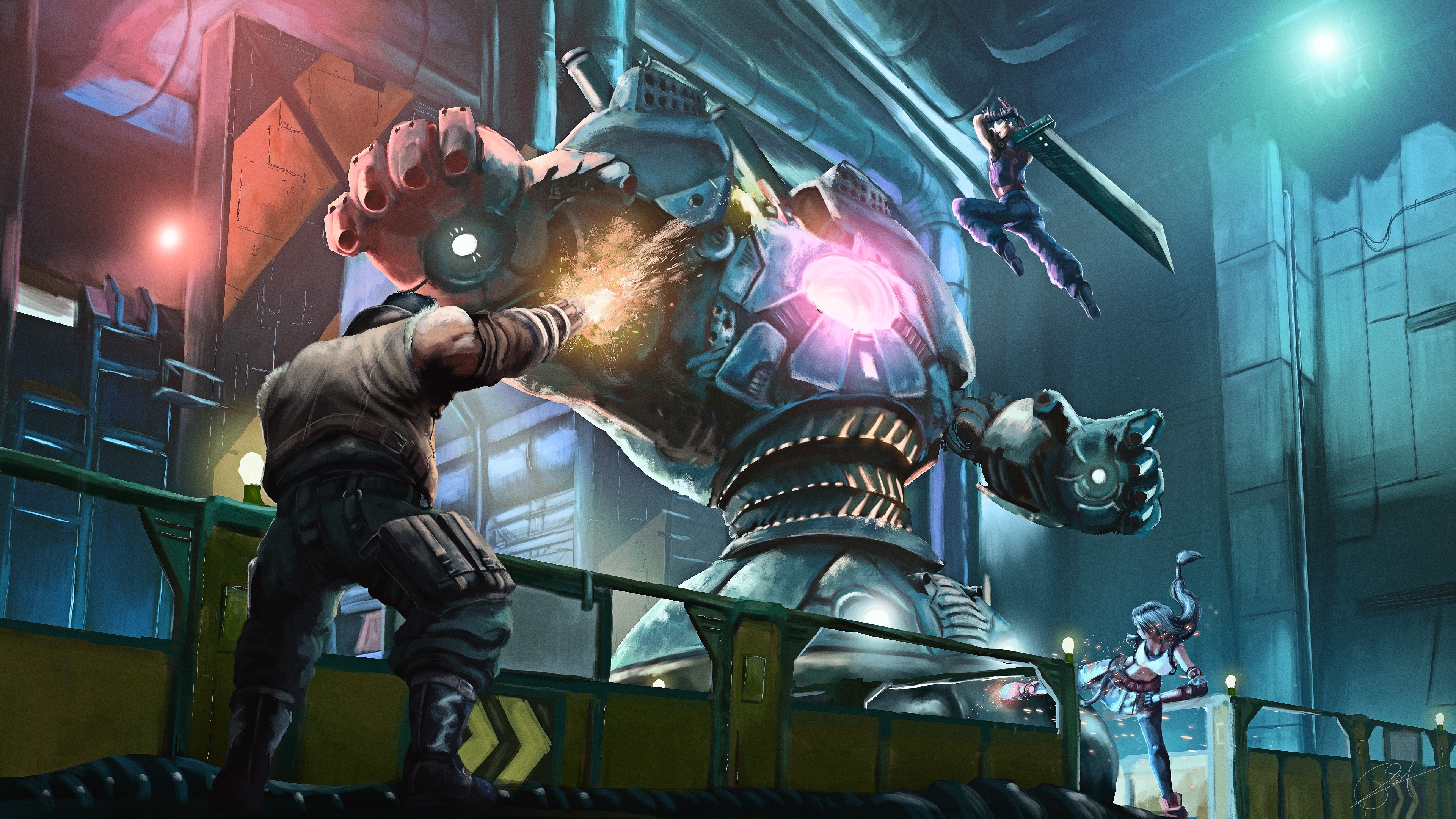 Video Game Final Fantasy VII Remake 4k Ultra HD Wallpaper