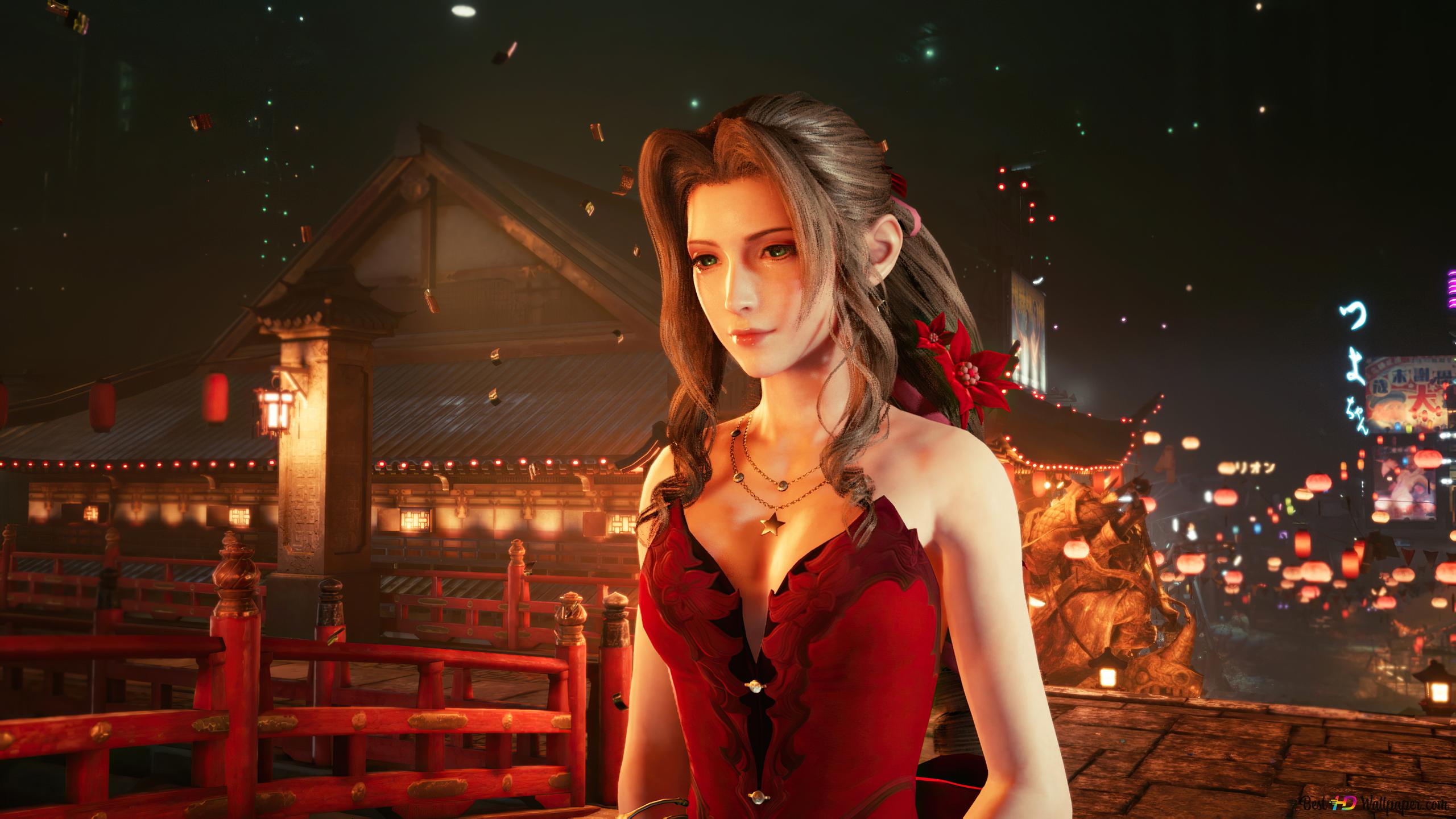 Aerith Gainsborough, Final Fantasy VII Remake (Video Game) 4K wallpaper download