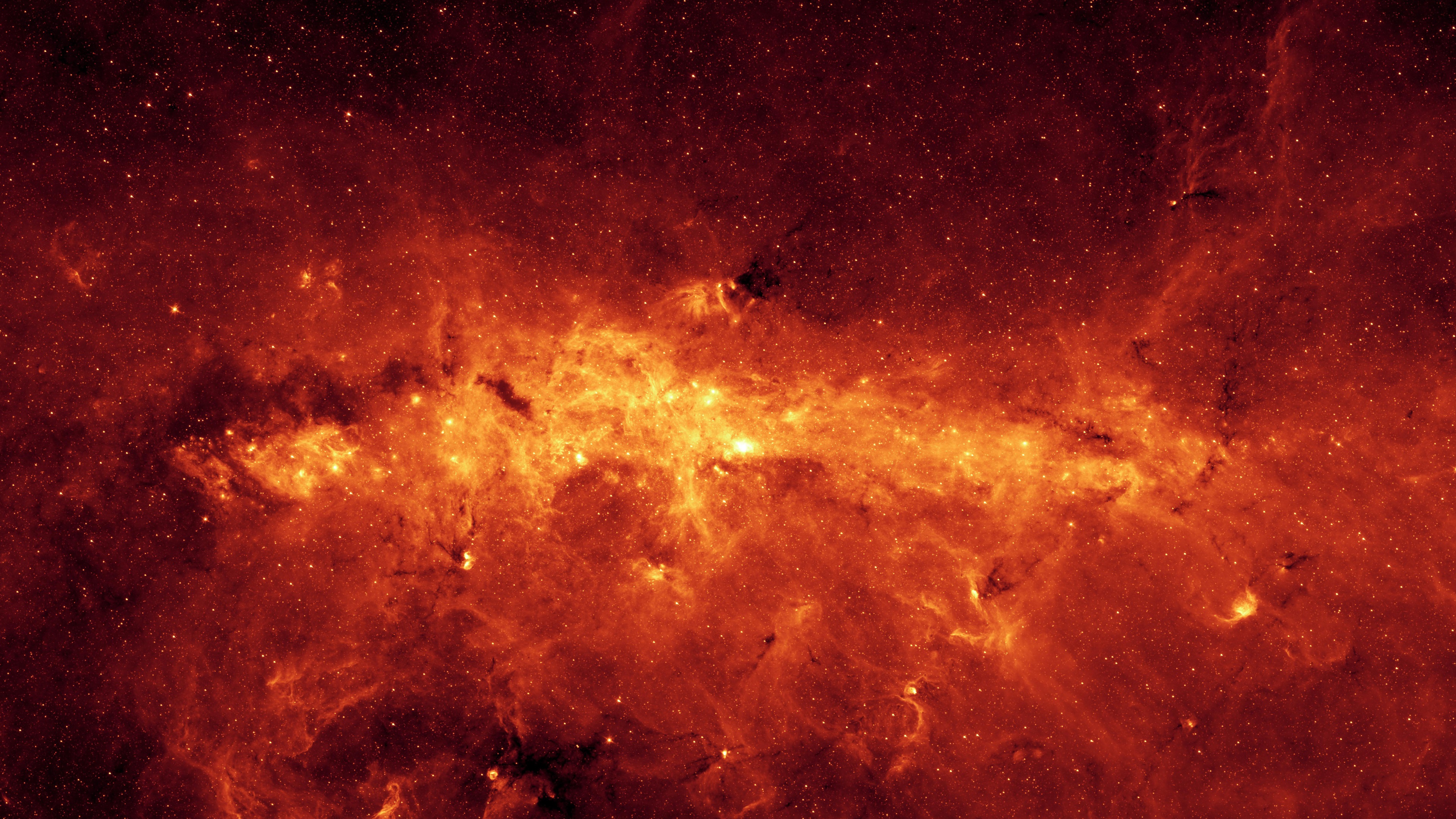 Wallpaper Space, red stars, universe 3840x2160 UHD 4K Picture, Image