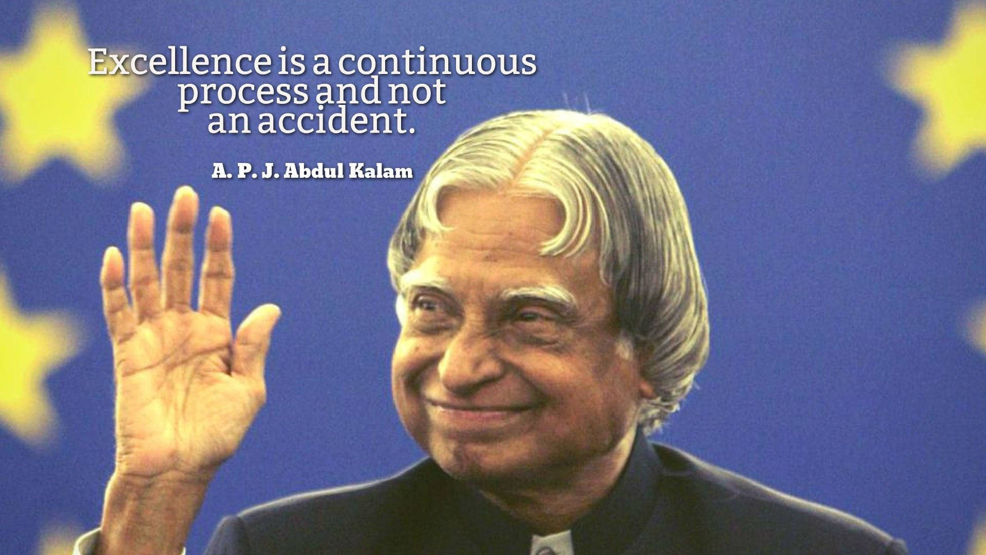 Download Abdul Kalam HD Excellence Quote Wallpaper