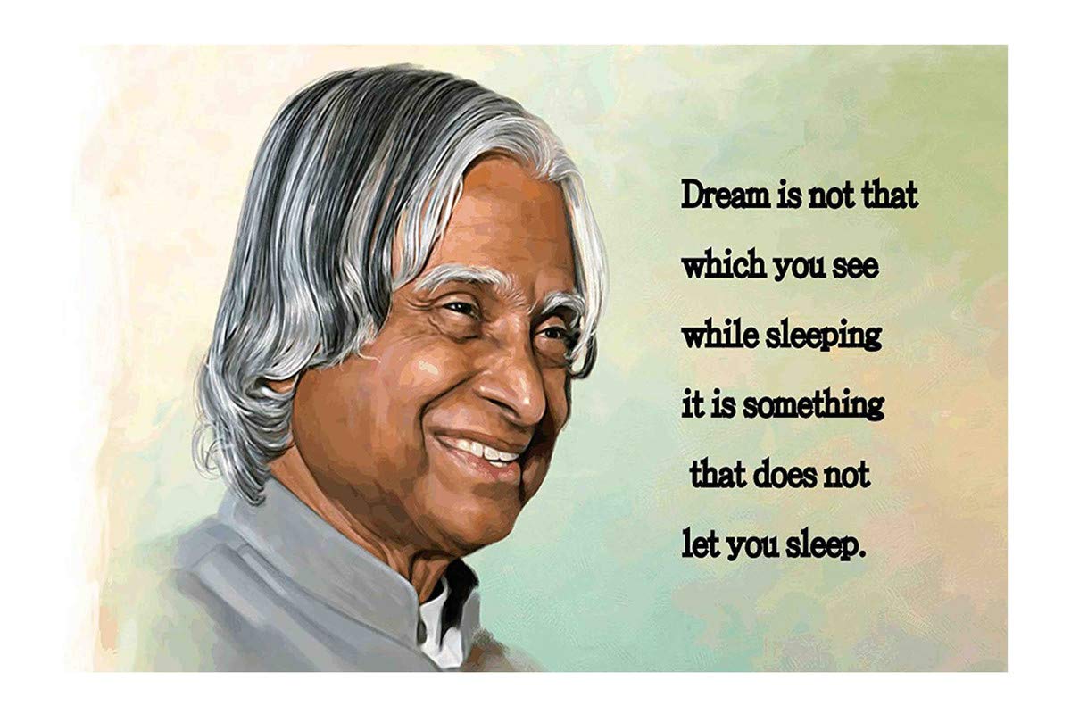 Dr. A.P.J. Abdul Kalam Wall Poster. Famous People Poster. Former President Of India. Wall Decor. Poster For Room School Hostels Libraries. High Resolution 300 GSM, Amazon.in: Home & Kitchen