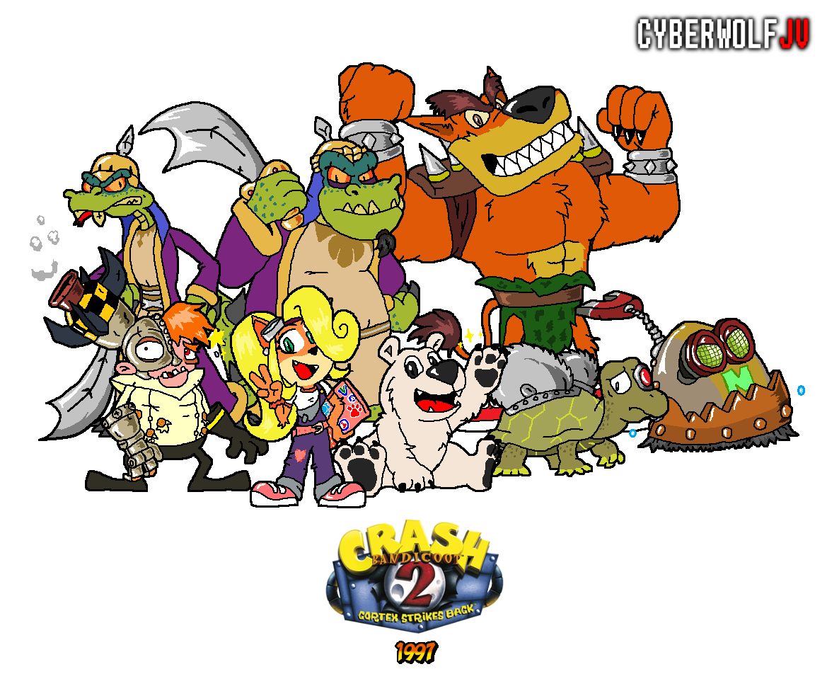 CyberWolfJV game completed for the #ProjectNSaneLegacy! Coco and many memorable characters were introduced in Crash Bandicoot 2: Cortex Strikes Back! #CrashBandicoot #クラッシュ・バンディクー #Crash4Smash #CyberWolfJV