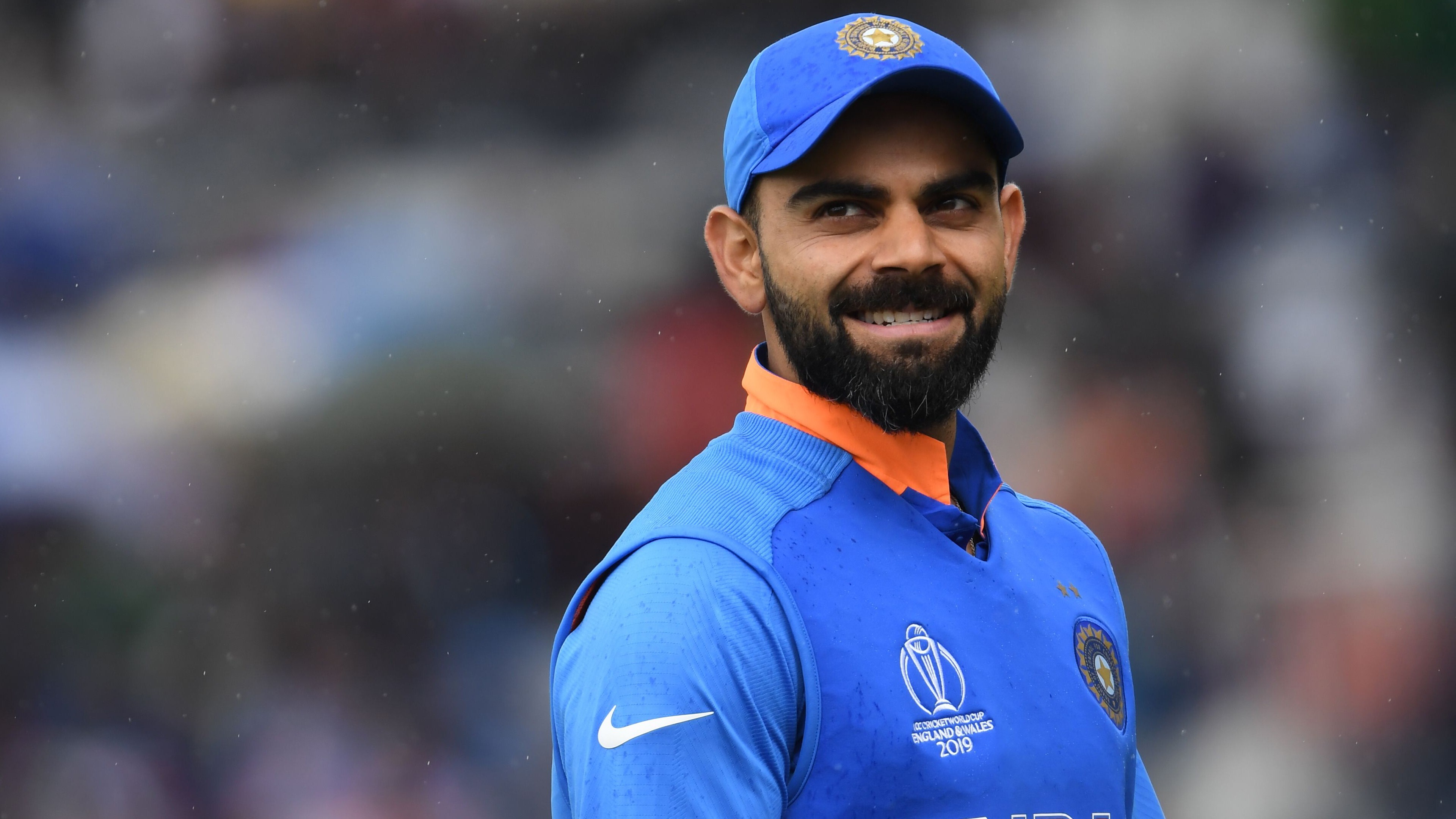 Virat Kohli in Cricket World Cup 2019 4K Wallpaper