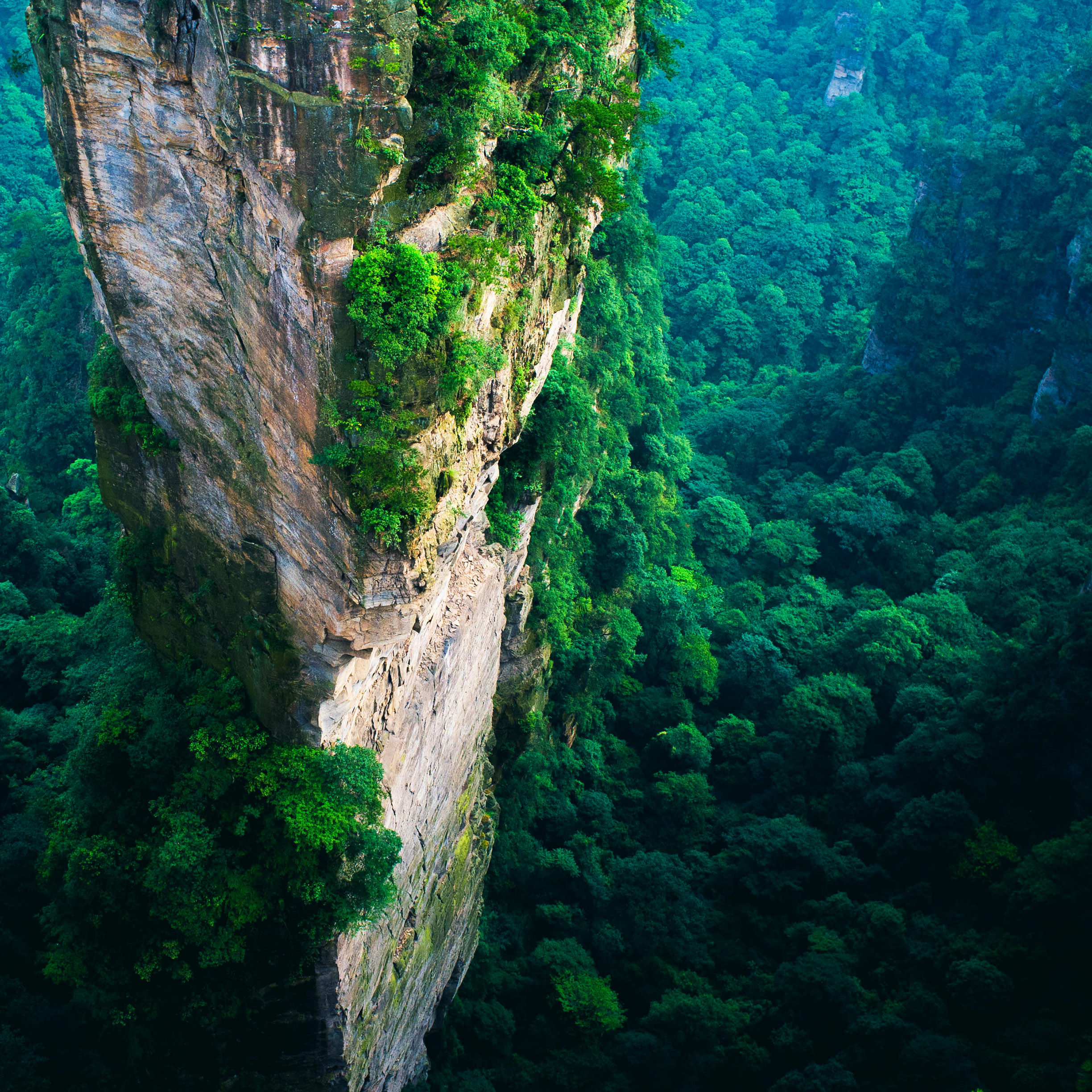 mountain mori green landscape. wallpaper.sc iPad